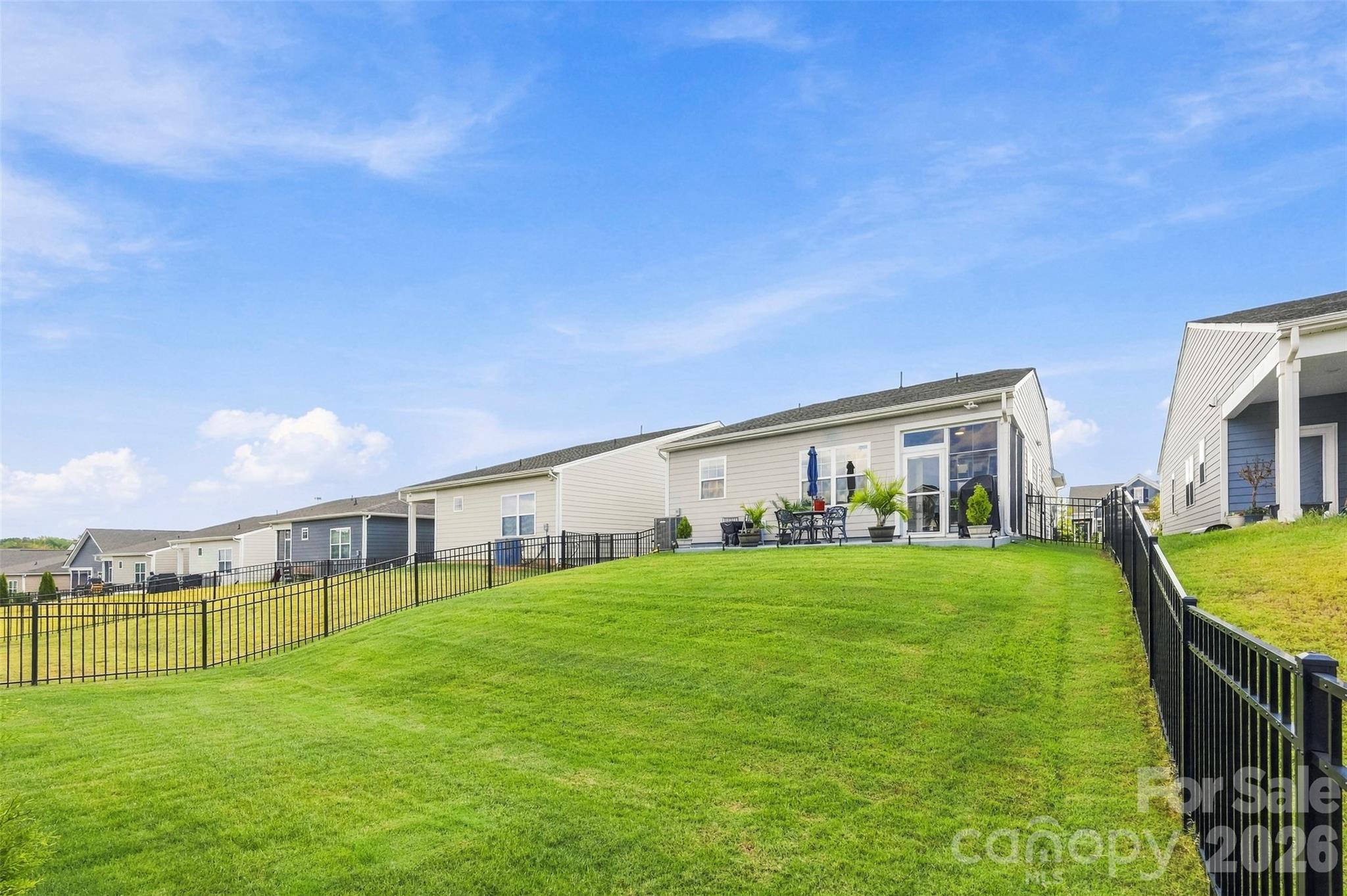 Fenced in back yard. - 1734 Otter Perch Lane, Fort Mill