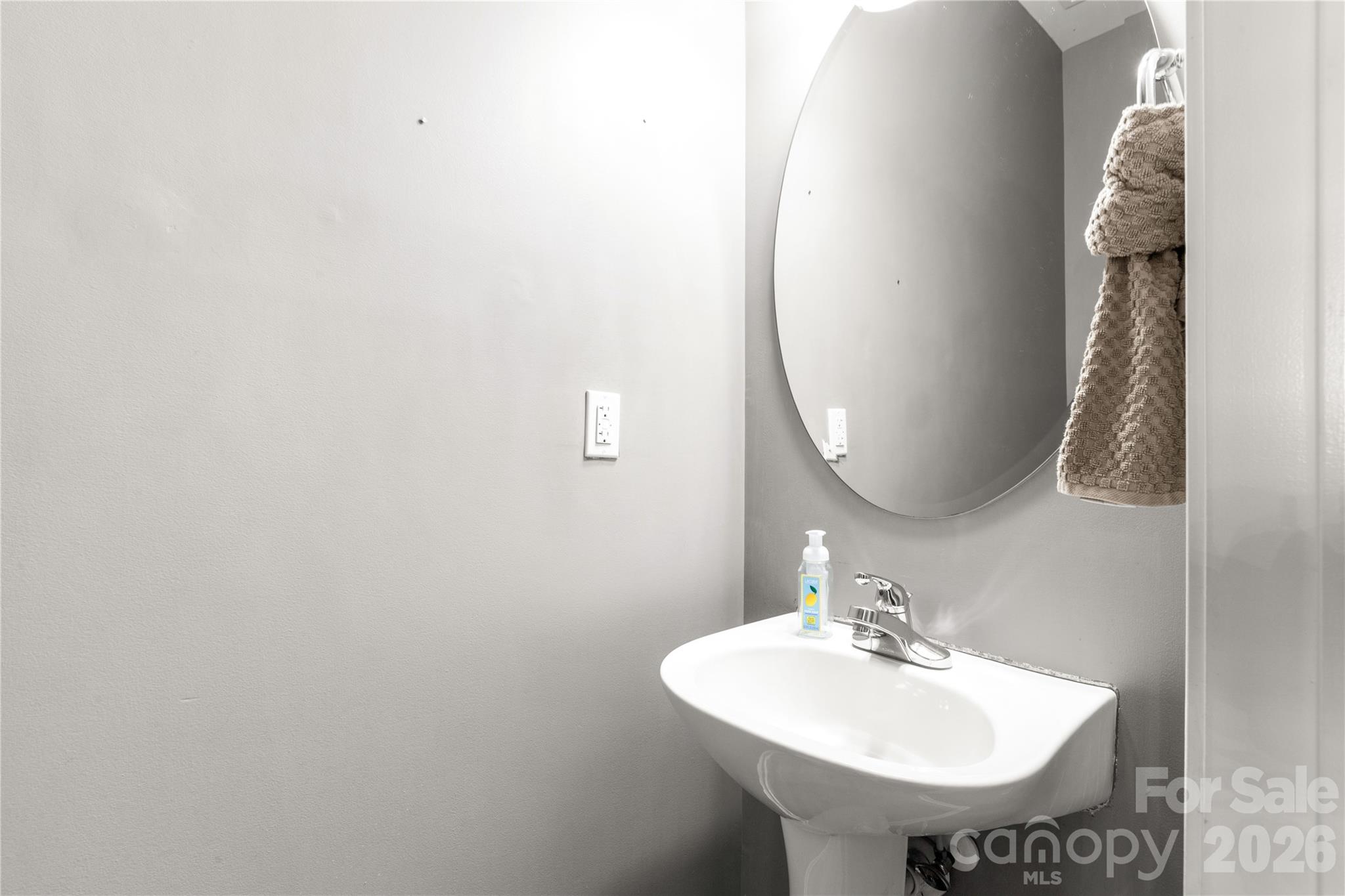 Half bathroom on main level - 4260 Wiregrass Road, Indian Land