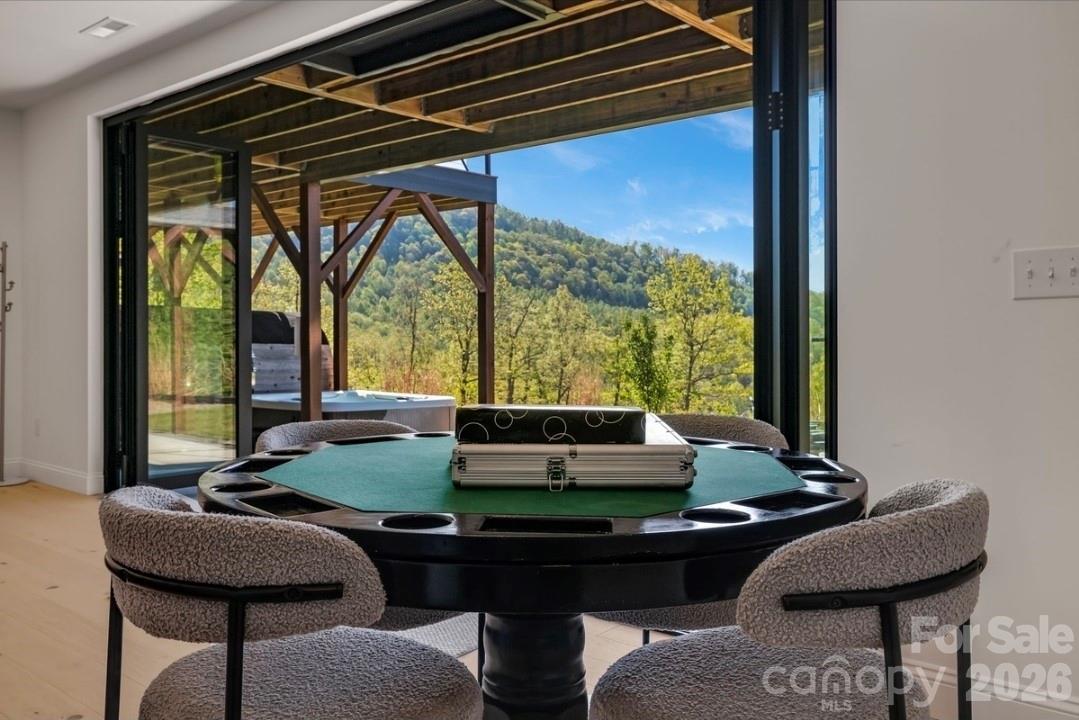Lower level Poker/Card Table - 58 Bird Creek Estates Road, Black Mountain