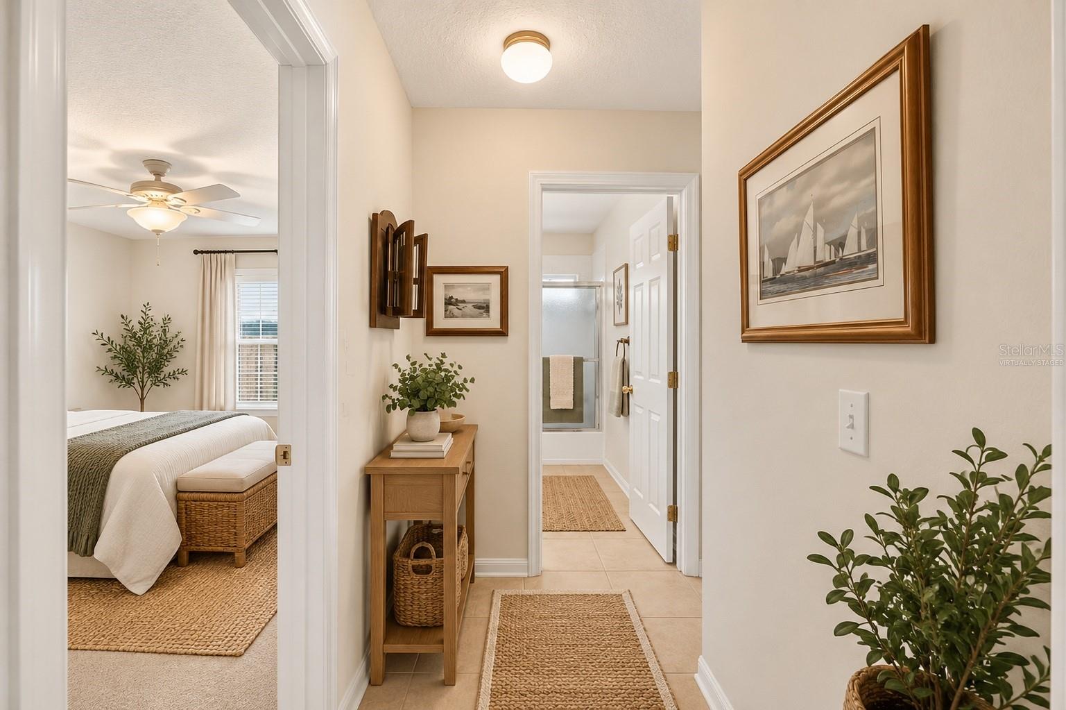 Hallway virtually staged - 6618 SW 83RD TER, GAINESVILLE