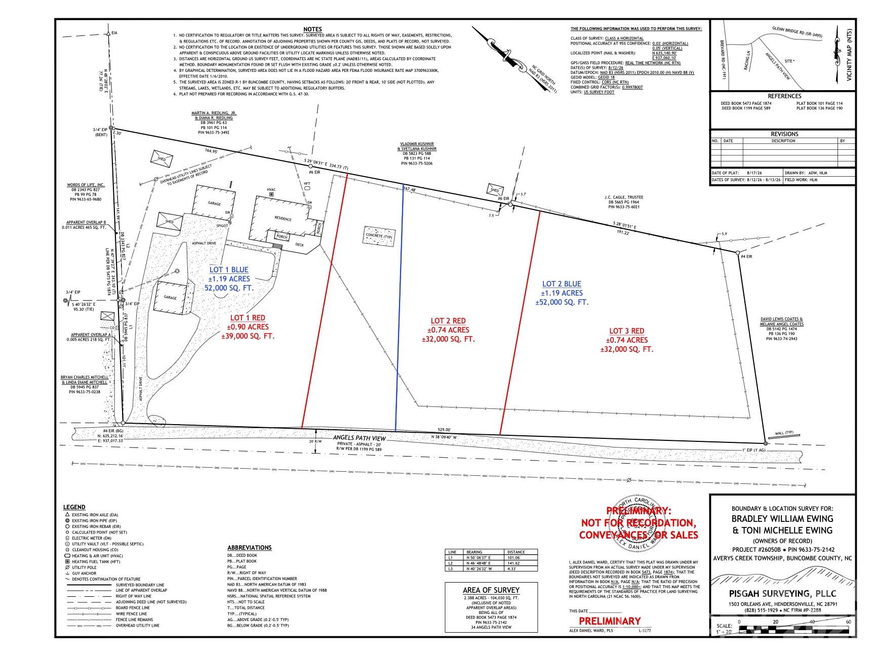 BLUE LOT 2 - Preliminary survey - 00000 Angels Path View, Arden