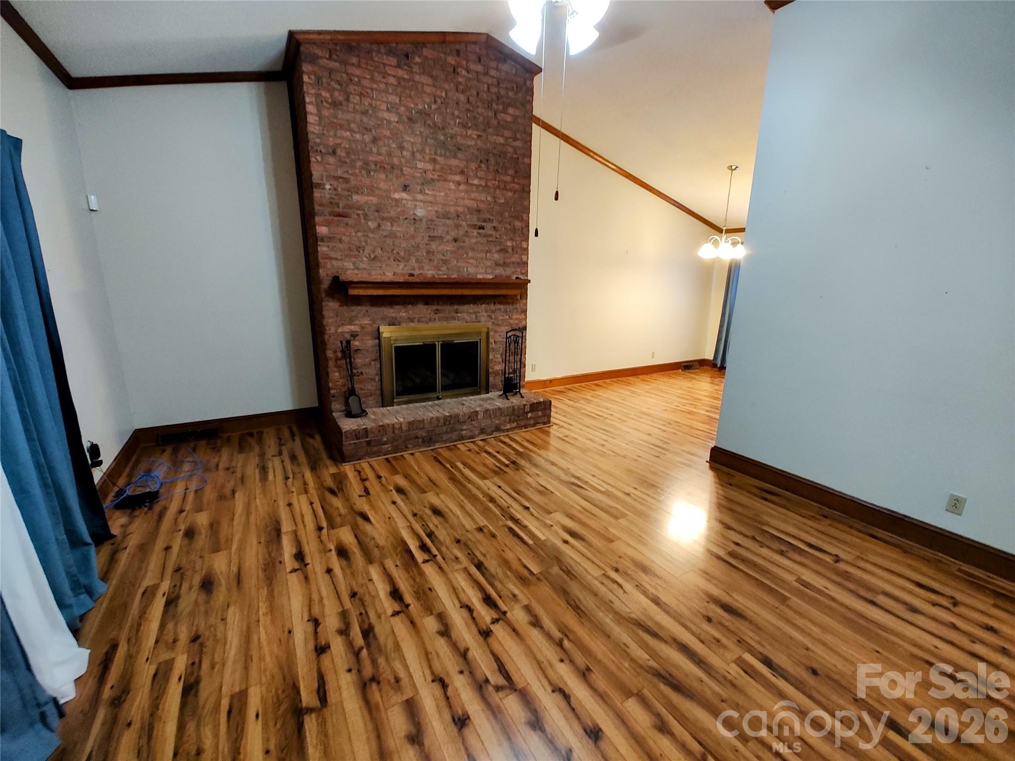 Gas fireplace - 104 Swaim Court, Salisbury