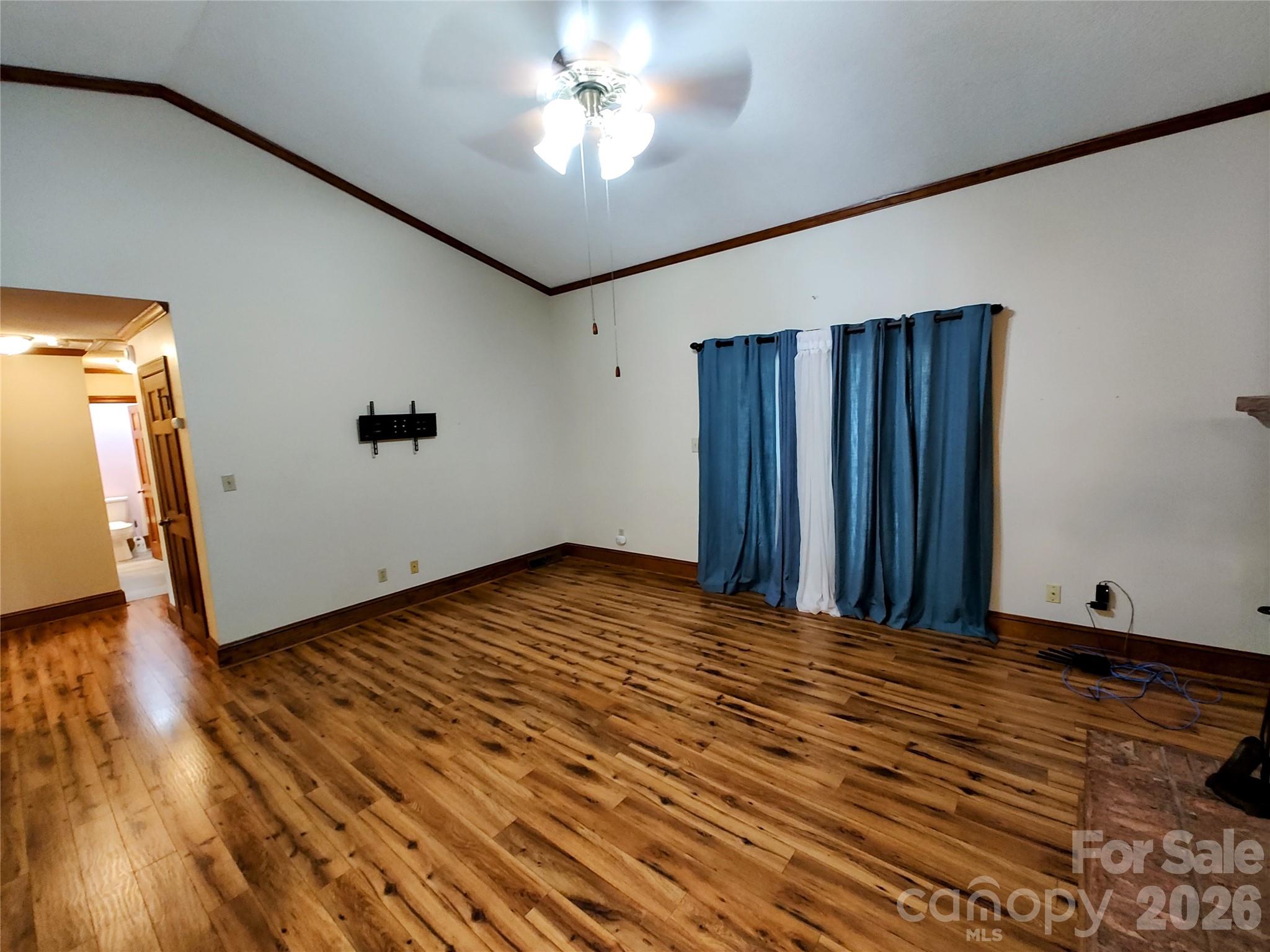 Great Room with entry to Sunroom - 104 Swaim Court, Salisbury