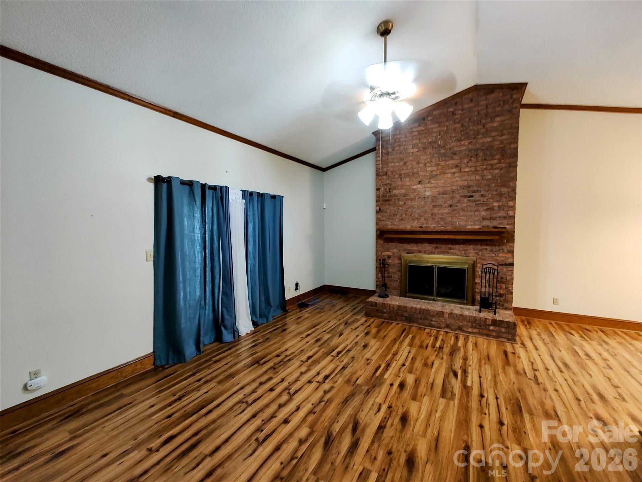 View of Great Room with gas fireplace - 104 Swaim Court, Salisbury