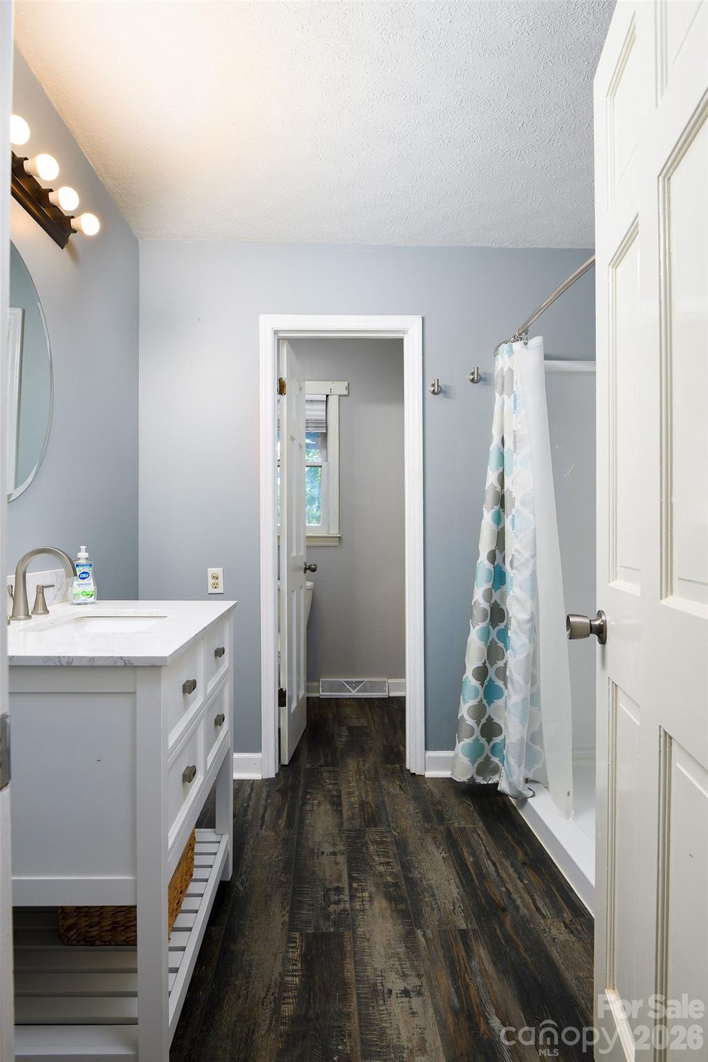 Gorgeous remodeled hall bathroom - 3910 Fallston Road, Shelby