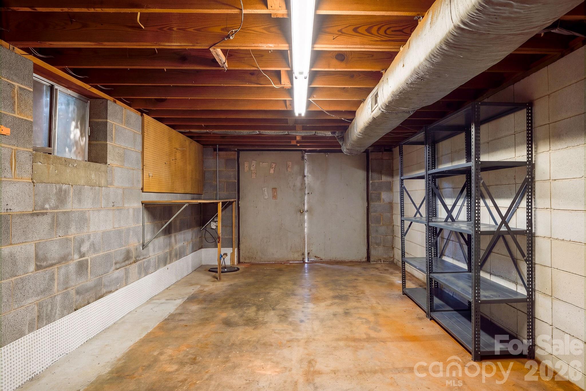 Second unfinished basement area! - 3910 Fallston Road, Shelby