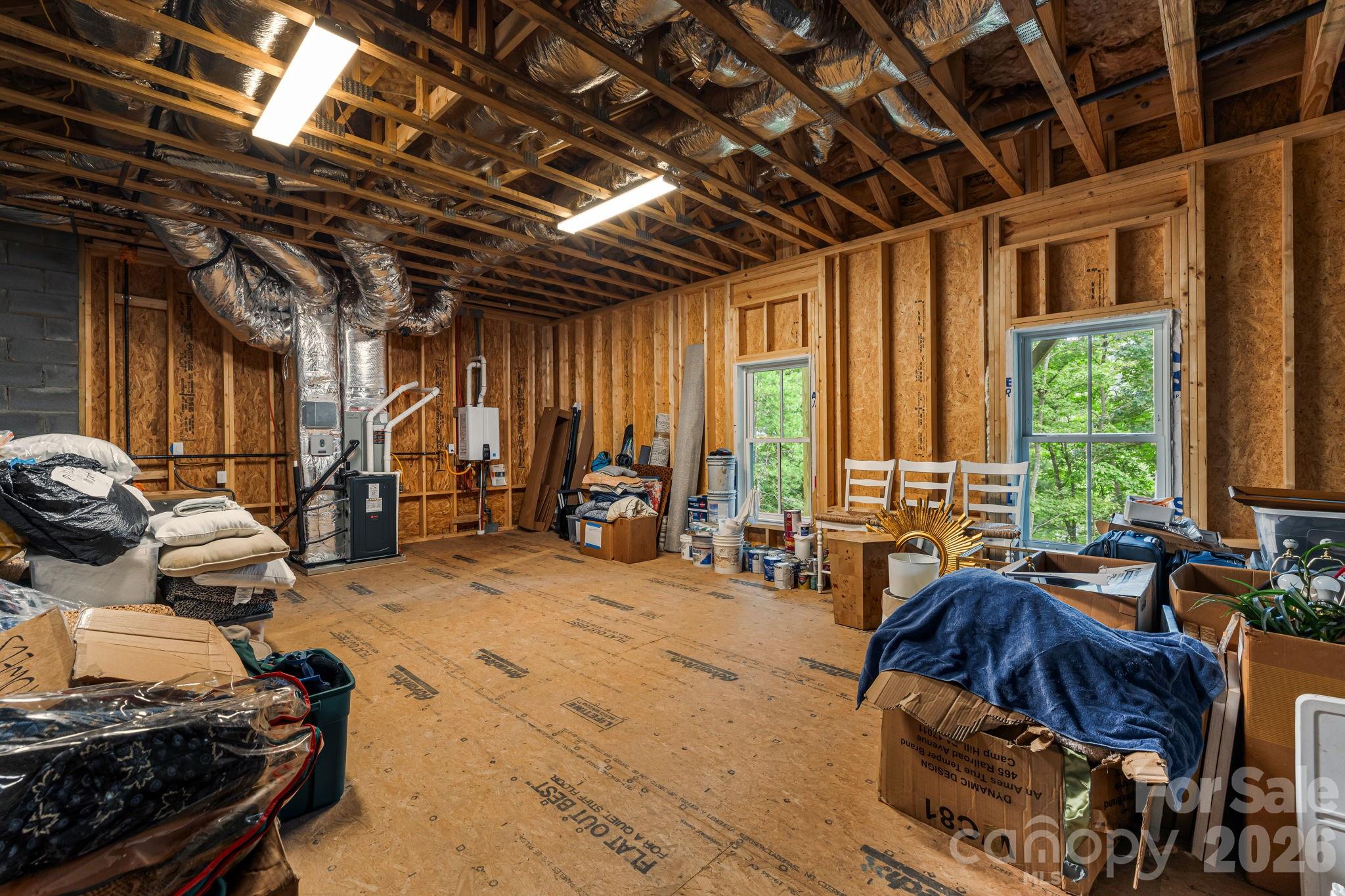 Basement Storage/Future Finished Space. - 14 Sugarland Ridge Trail, Fairview