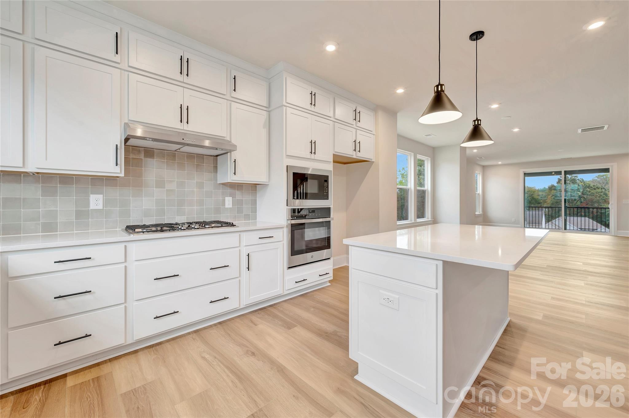 Light filled gourmet kitchen - 444 Old Town Village Road, Waxhaw