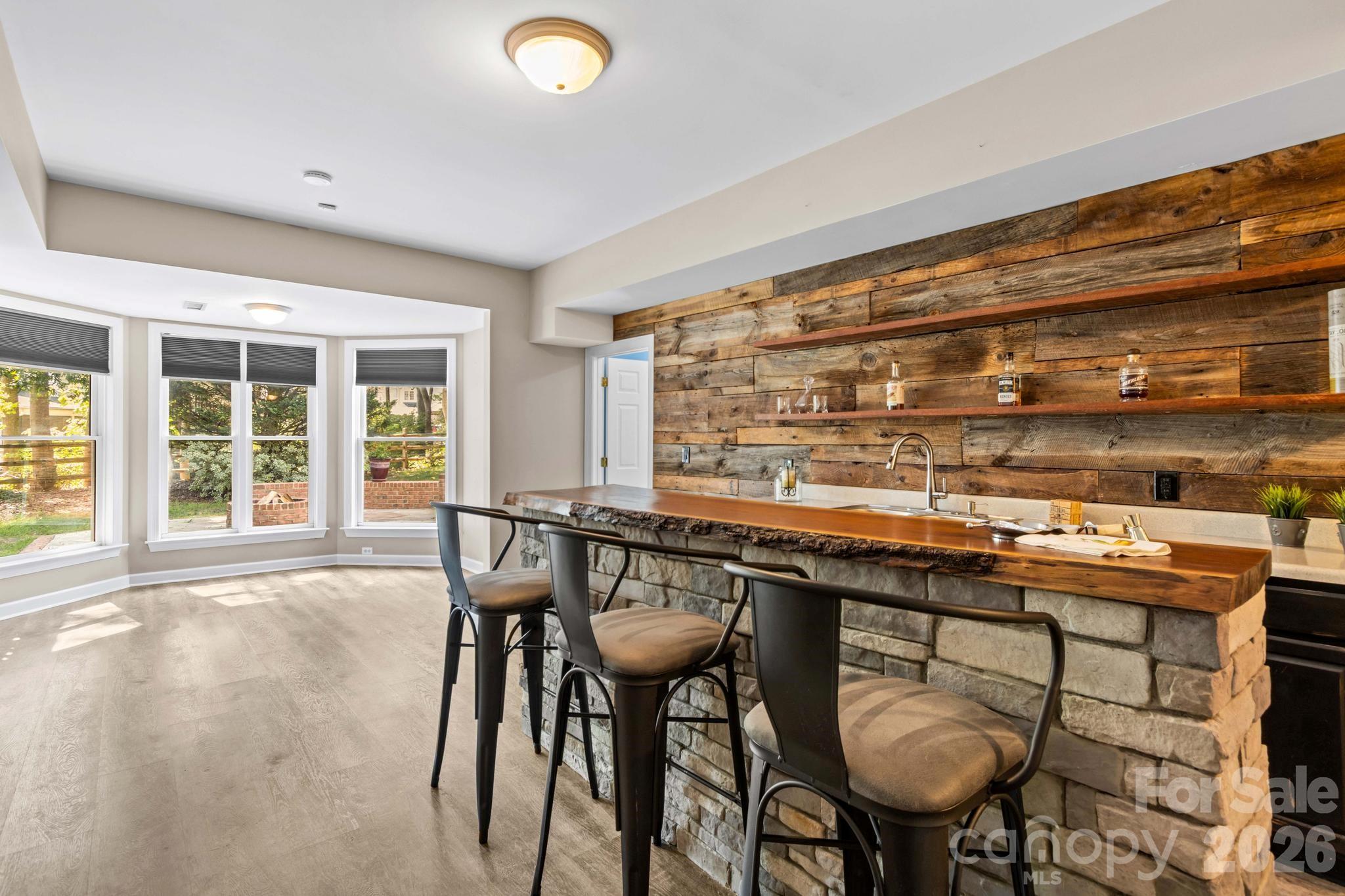 Basement has easy to maintain LVP flooring. - 12822 Cadgwith Cove Drive, Huntersville