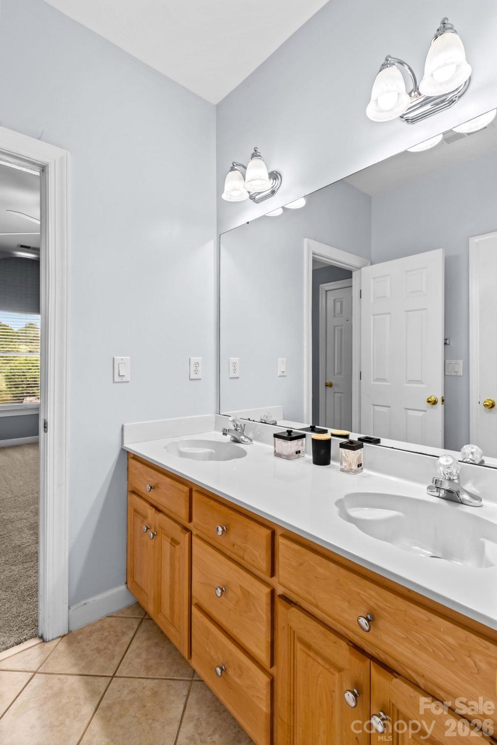 Jack-n-Jill bathroom - 12822 Cadgwith Cove Drive, Huntersville