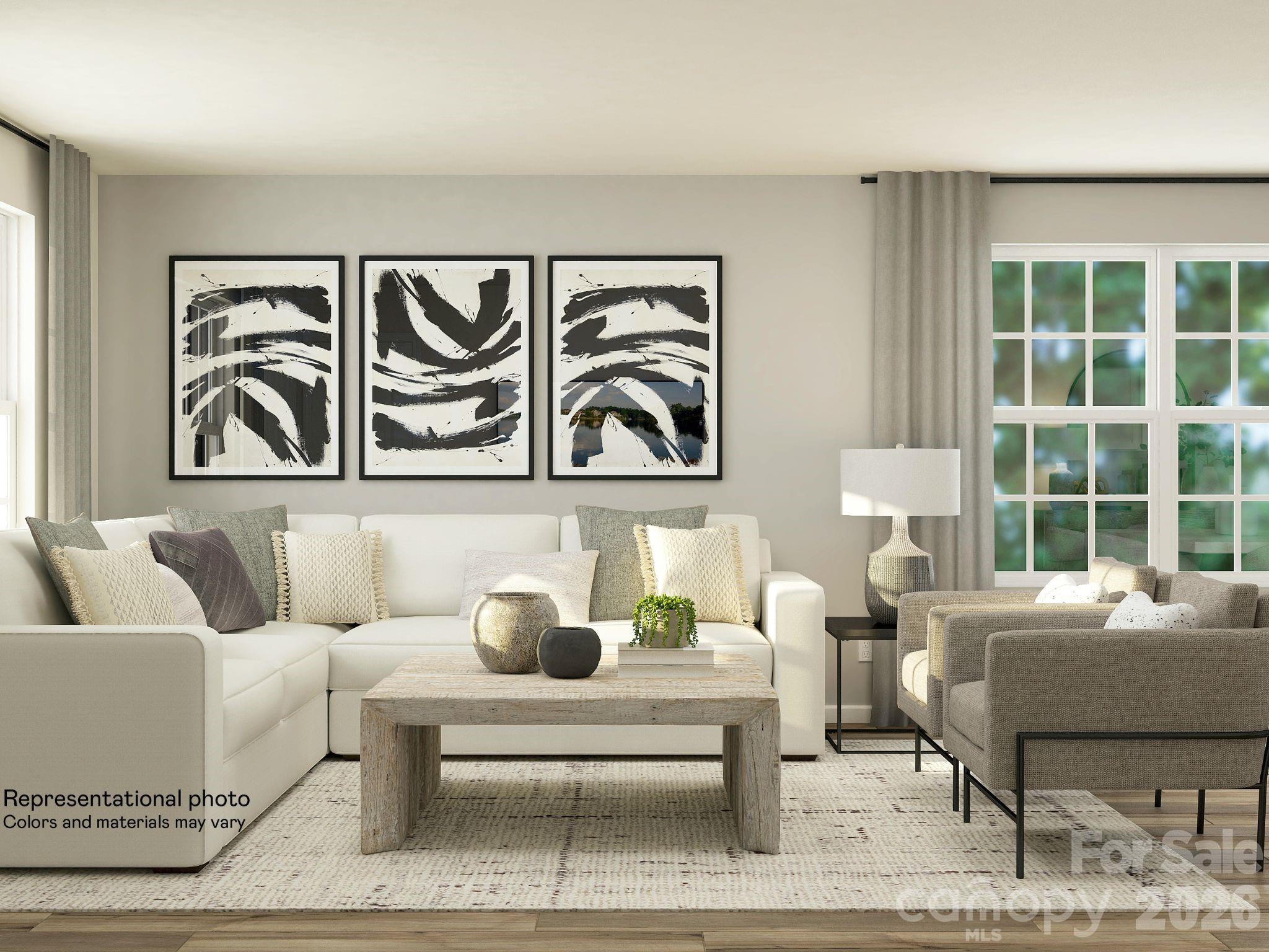 Living Room - 1849 Broom Maker Drive, Bessemer City