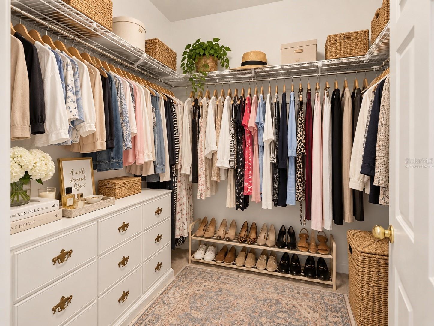 Primary spacious walk-in closet, virtually staged - 6618 SW 83RD TER, GAINESVILLE