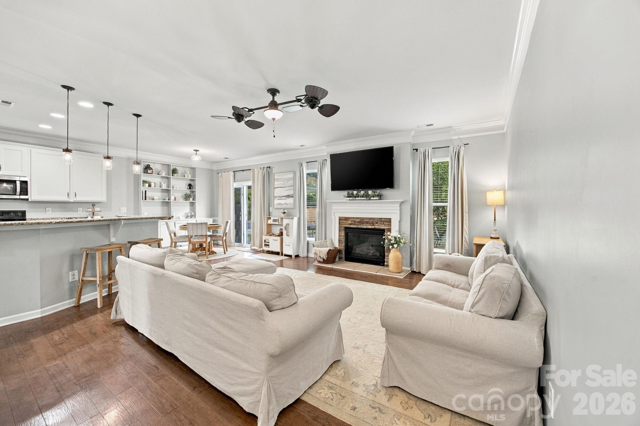 Gas Fireplace - 5857 McClintock Drive, Denver