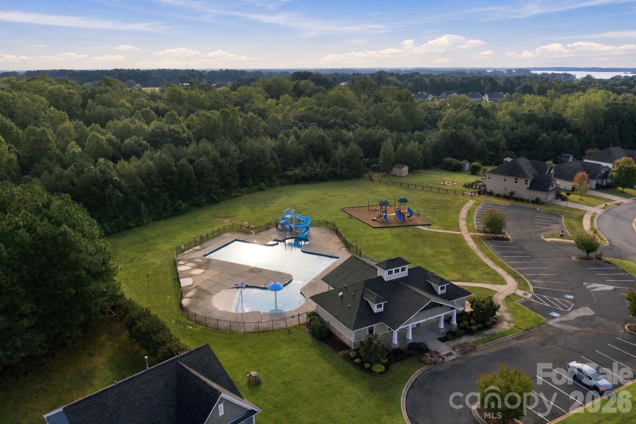 Aerial view of community amenities - 5857 McClintock Drive, Denver