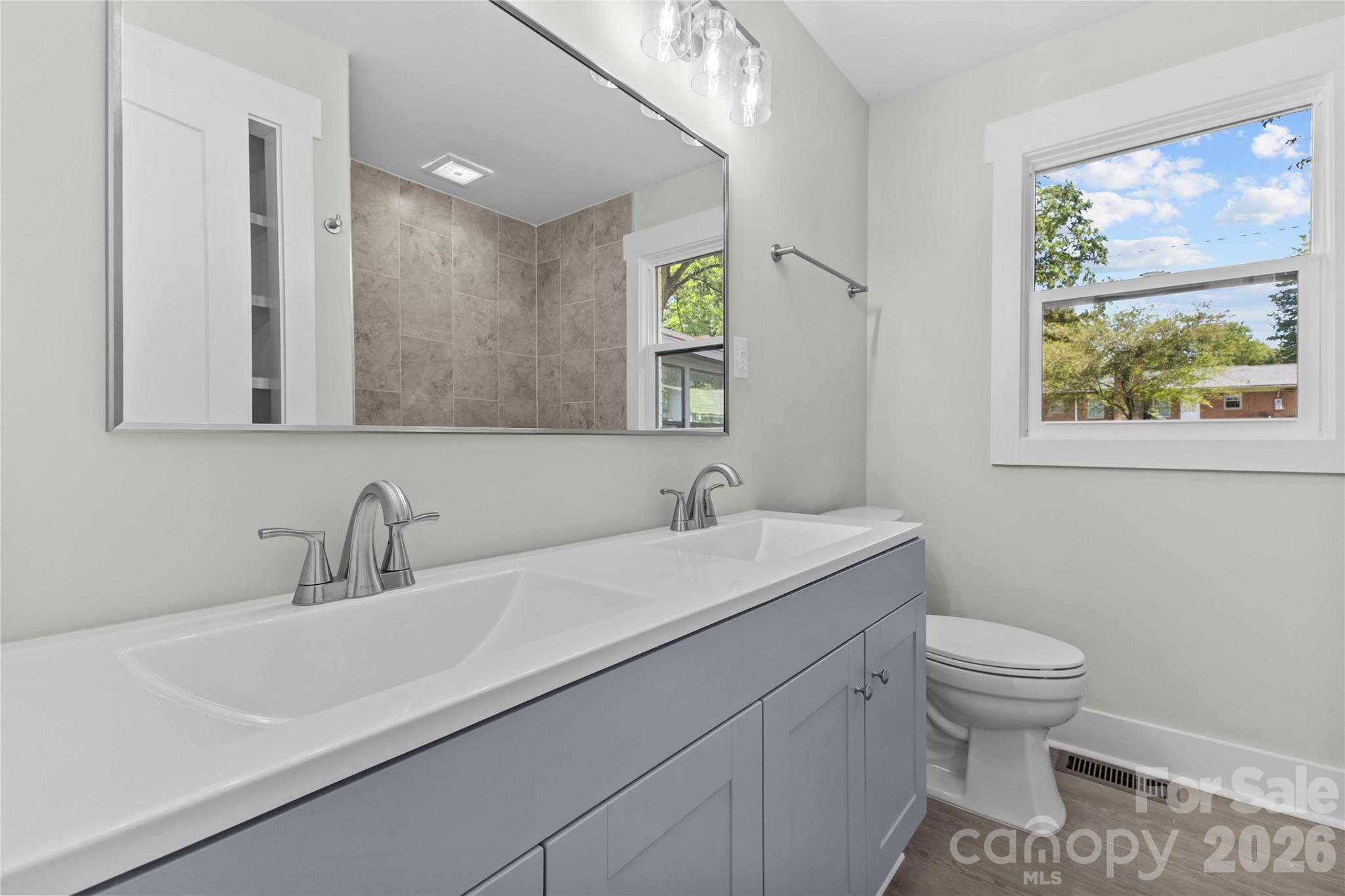 Another full bath..custom tile work as well - 614 S Magnolia Street, Mooresville