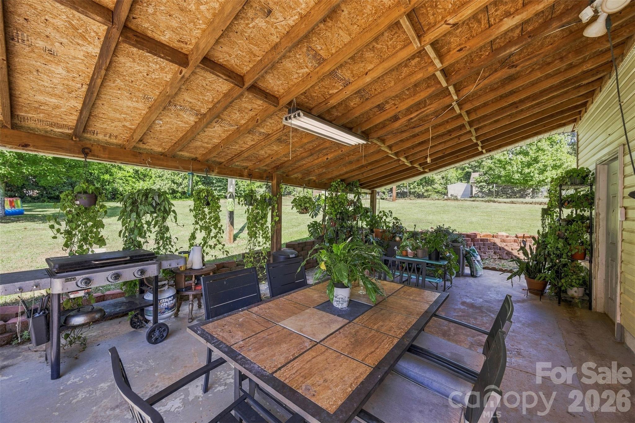 Covered Patio/Carport off 2 Car Detached Garage - 222 Wiley Avenue, York