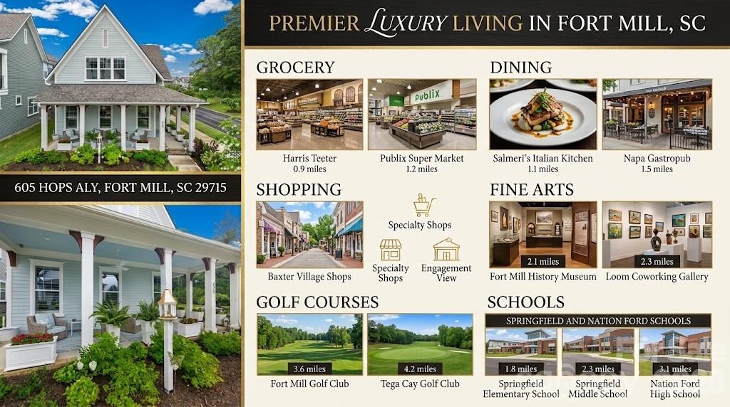 AI Generated to Include Luxury Conveniences - 605 Hops Alley, Fort Mill