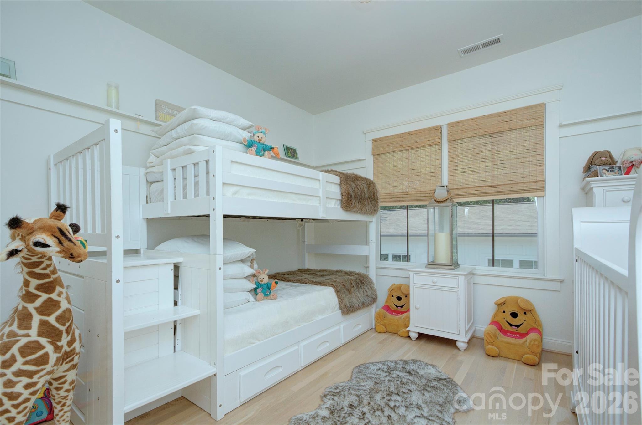 Secondary bedroom with white oak floors - 2561 Lower Assembly Drive, Fort Mill