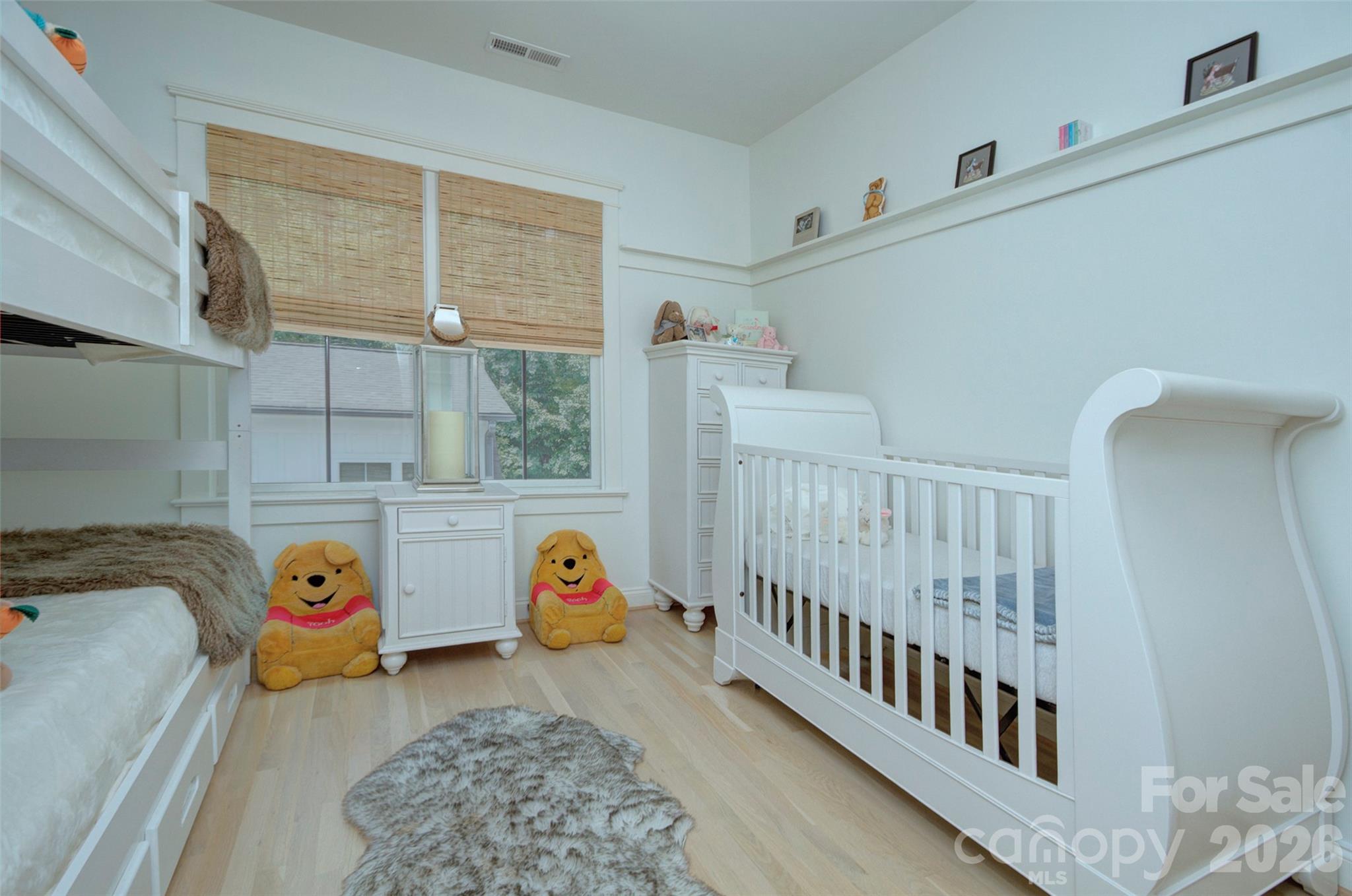 Secondary bedroom with white oak floors - 2561 Lower Assembly Drive, Fort Mill