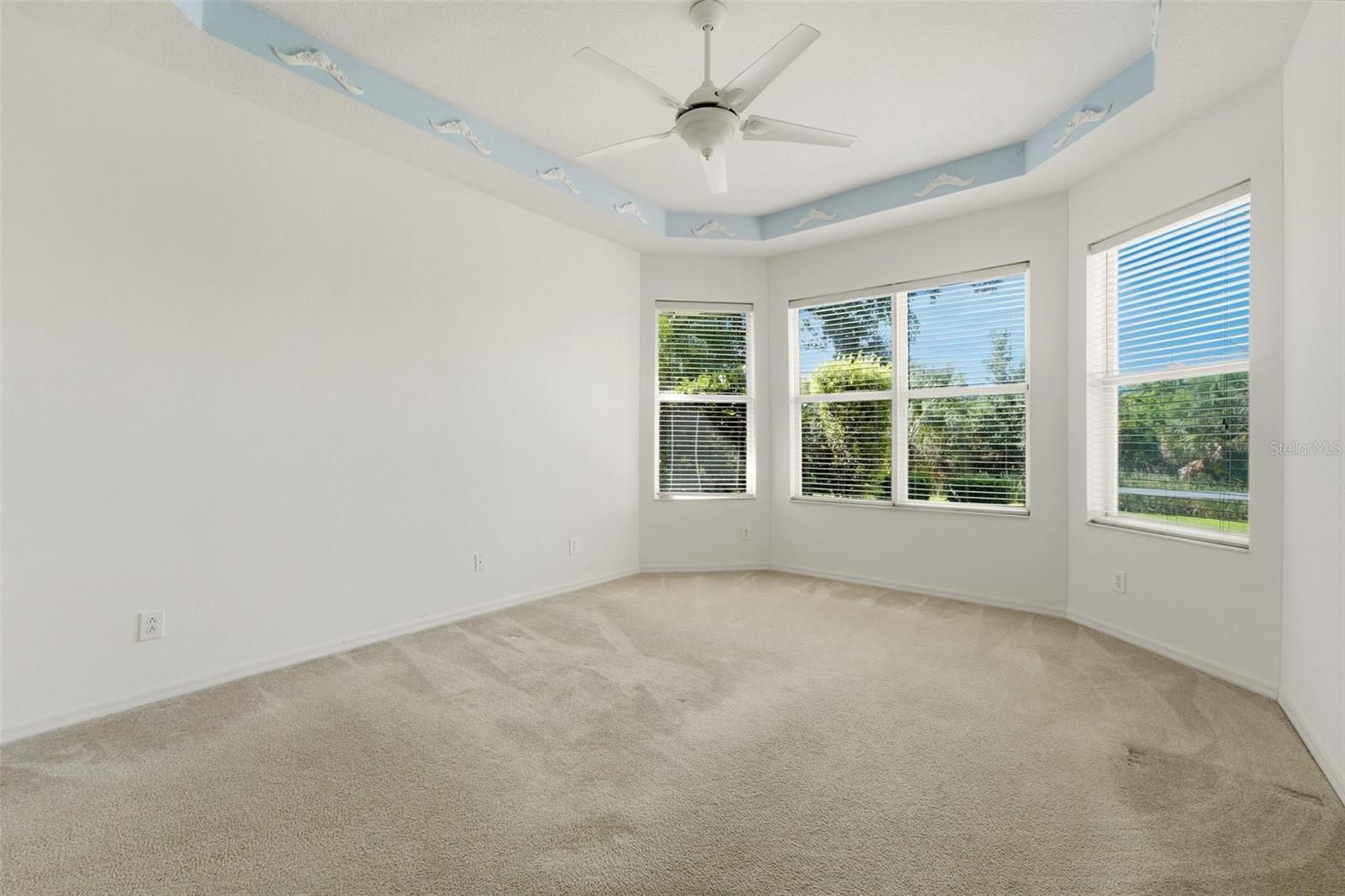 Primary bedroom great view back drop. - 5301 LAUREL OAK CT, NORTH PORT