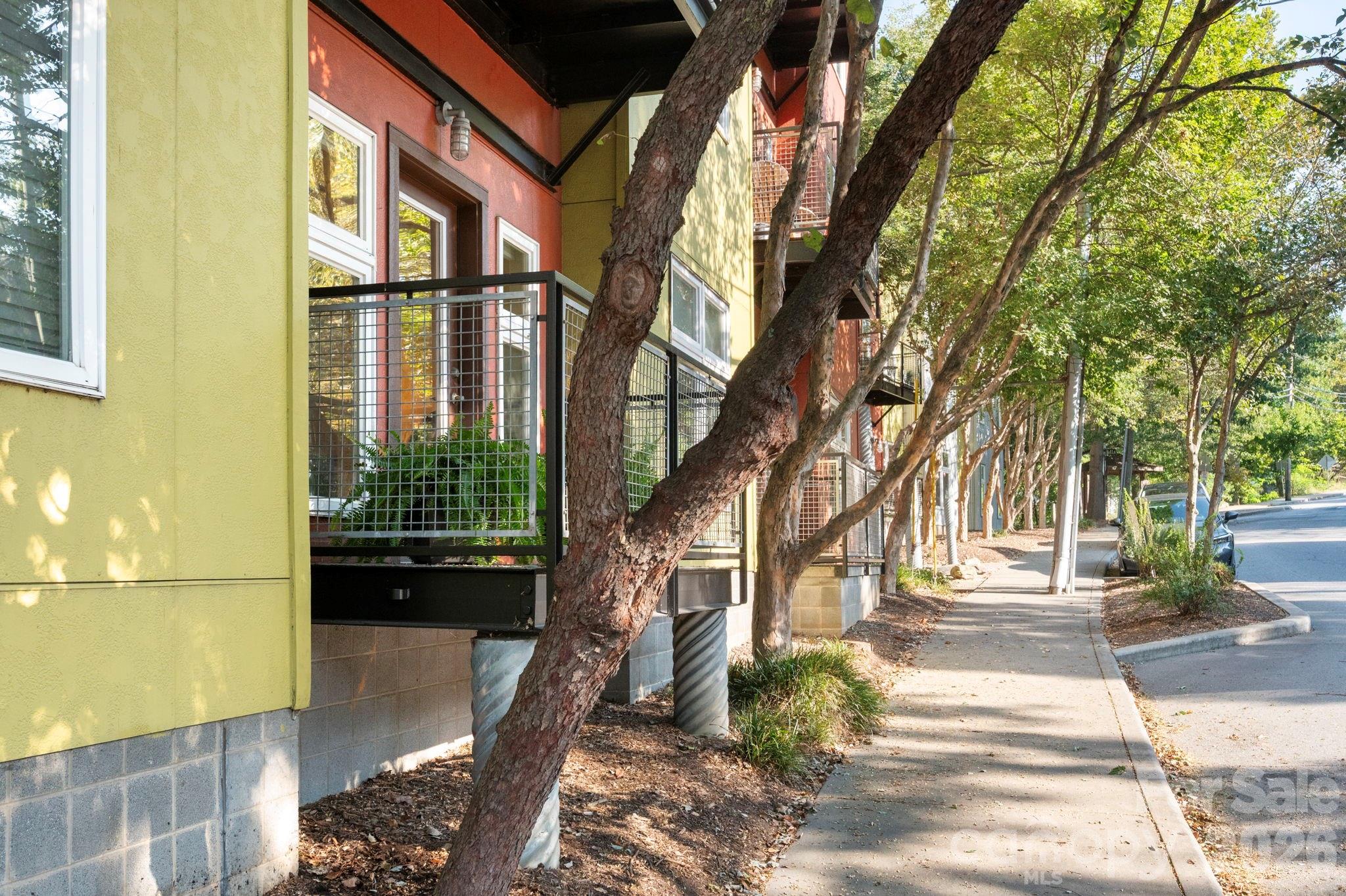 Private Street-side balcony - 125 Clingman Avenue, Asheville