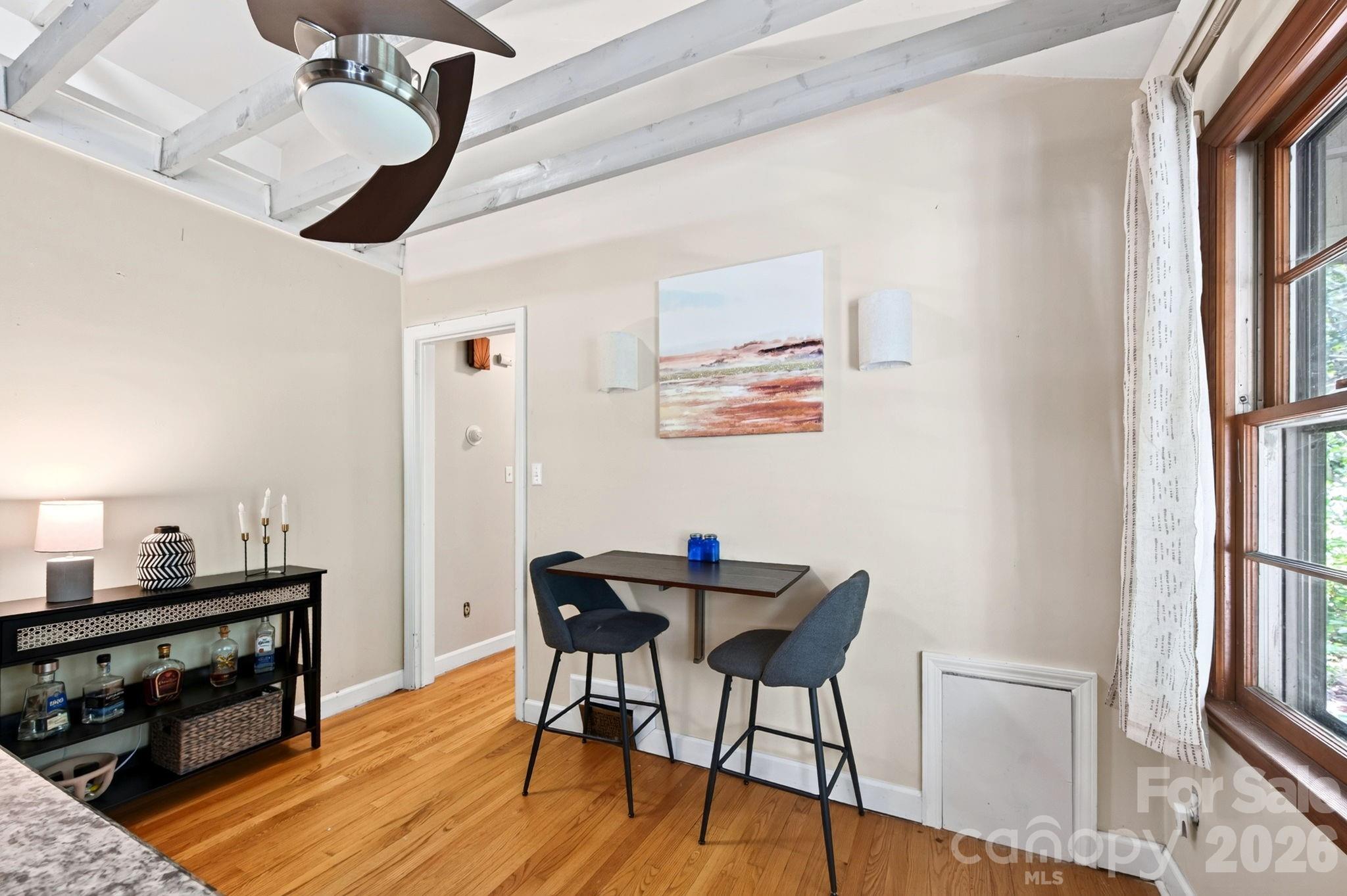 Spacious dining area adjacent to the kitchen - 109 Wilshire Drive, Asheville