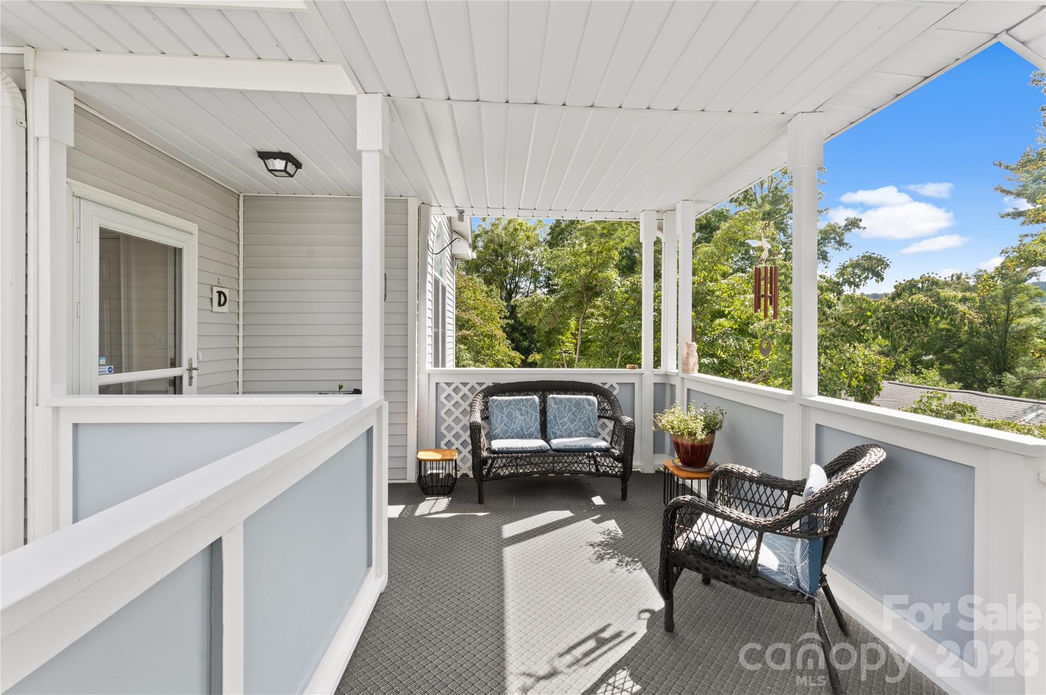 View of Front Porch - 165 Ewbank Garden Drive, Hendersonville