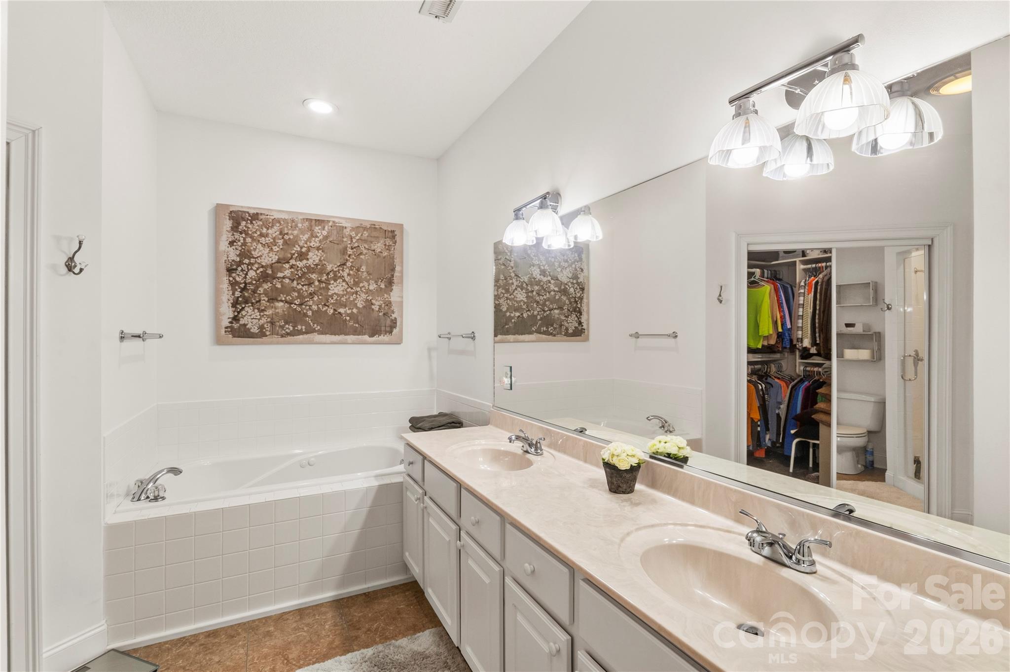 Primary Bathroom - 165 Ewbank Garden Drive, Hendersonville