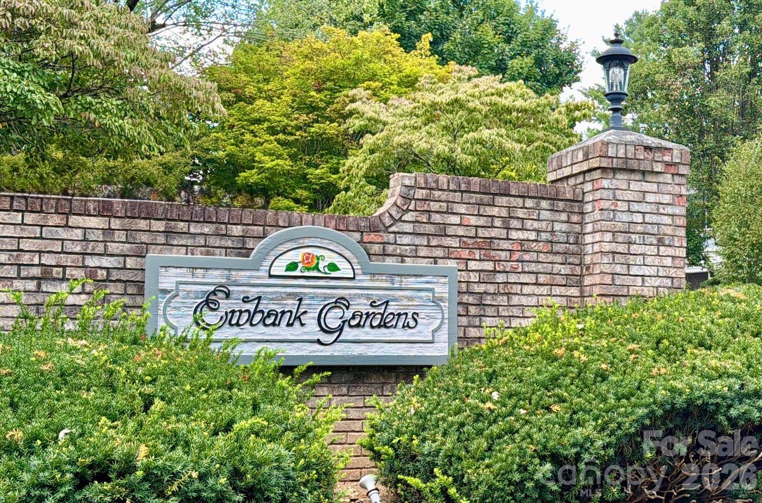 Entrance Sign - 165 Ewbank Garden Drive, Hendersonville