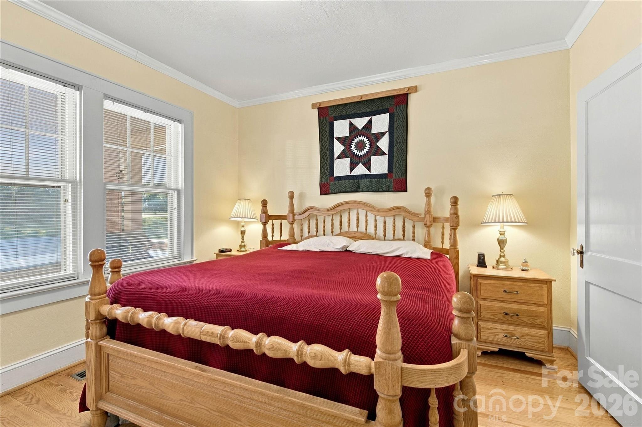 Main Level Primary Bedroom/Window View - 3336 Startown Road, Newton