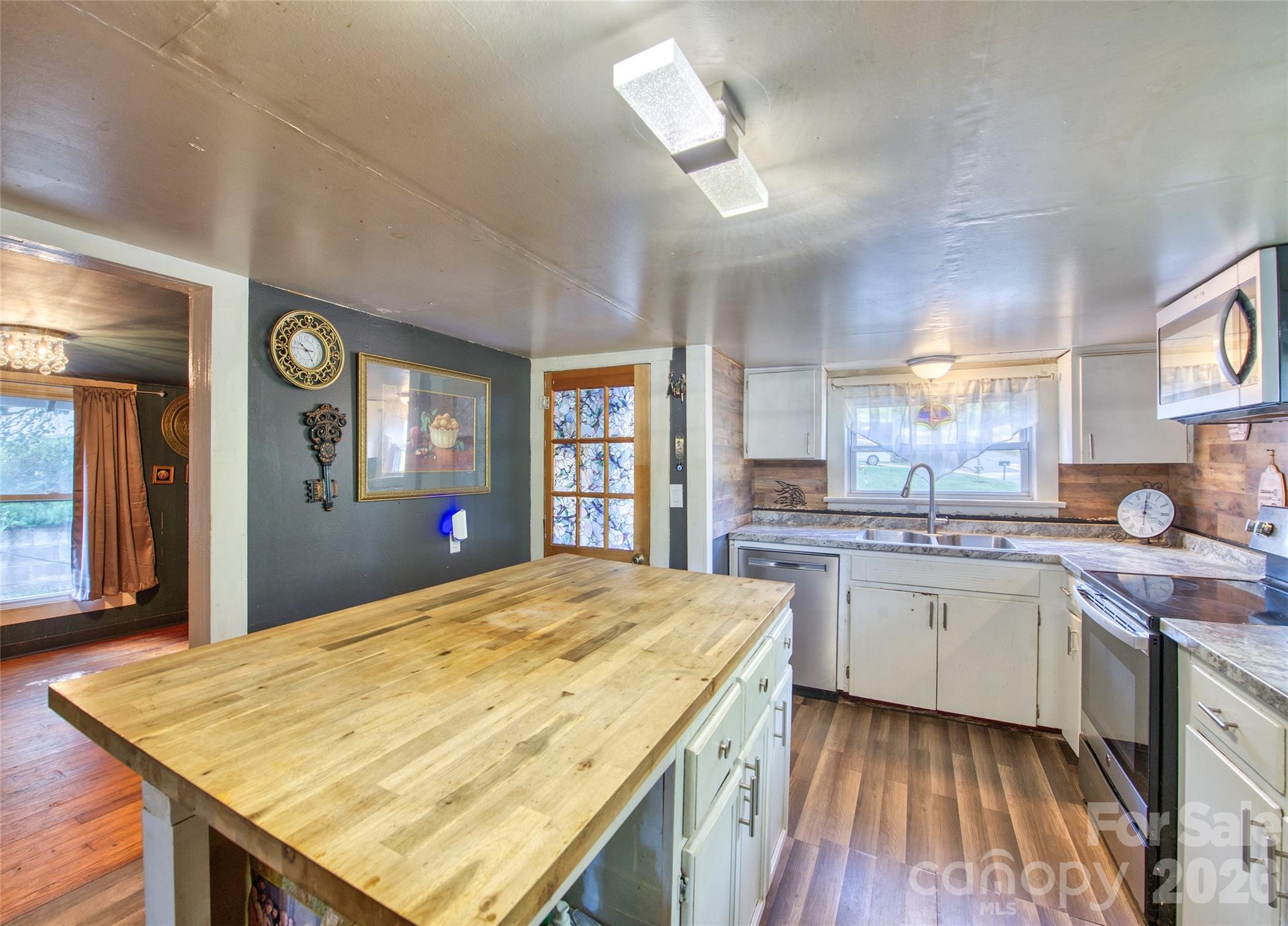 Kitchen with plenty of counter space and built in island - 159 Ballew Street, Canton