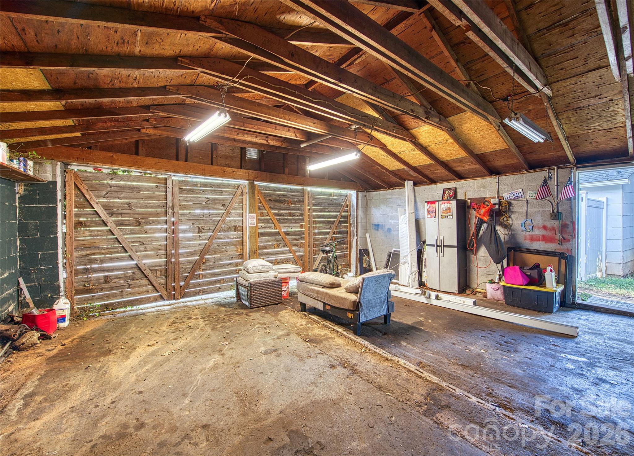 Expansive barn like garage/workshop. Plenty of storage. - 159 Ballew Street, Canton
