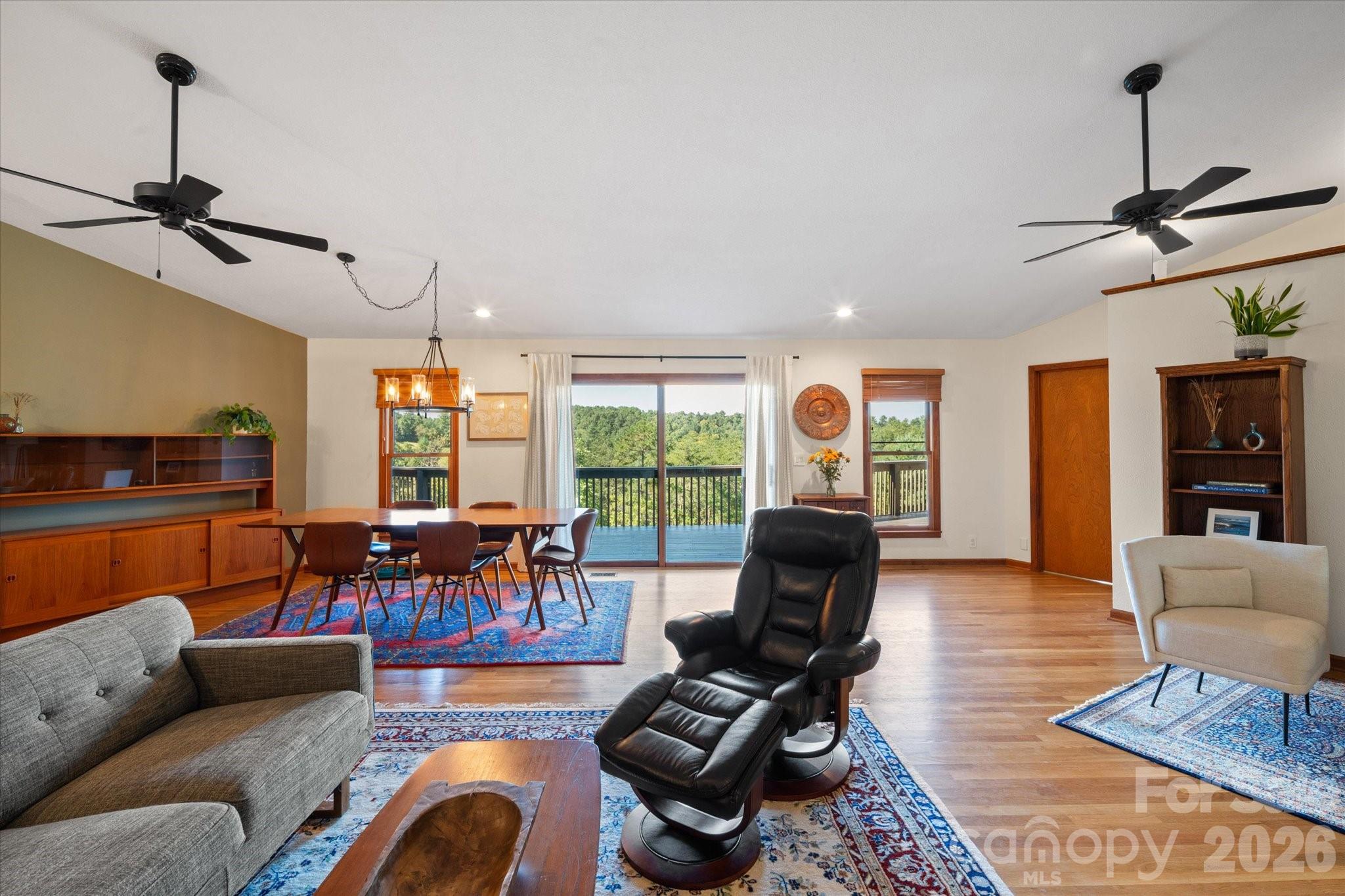 open concept living - 47 Sams Road, Weaverville
