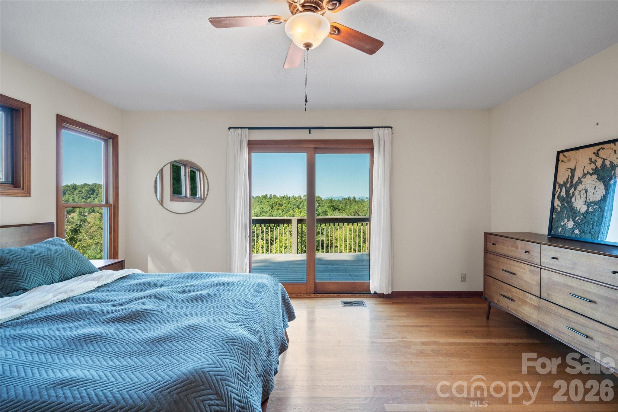 Primary opens to deck - 47 Sams Road, Weaverville