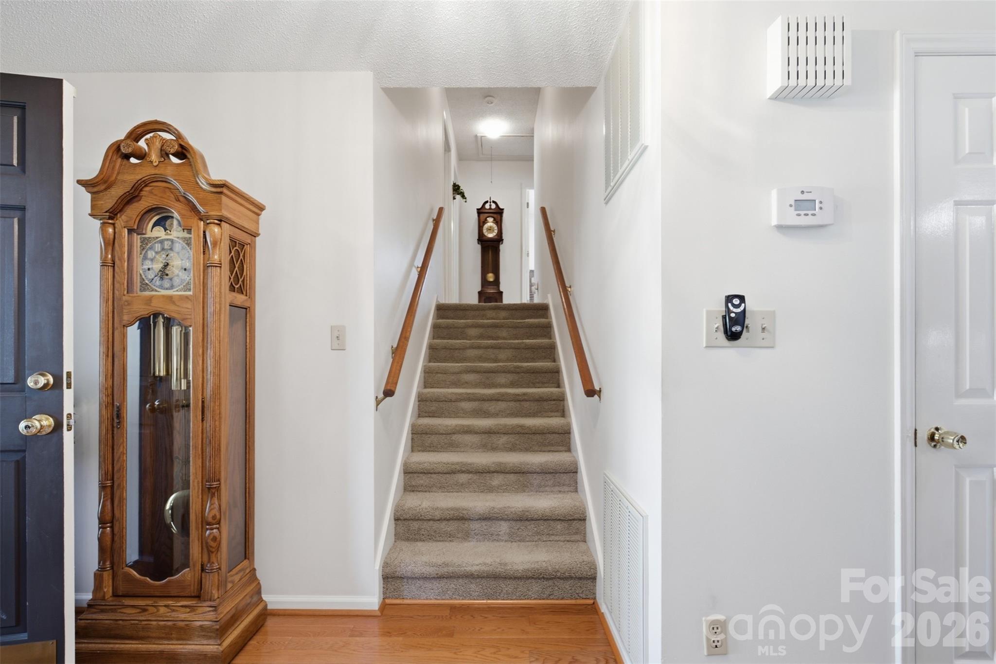 Let's go upstairs. - 118 Sherwood Drive, Taylorsville