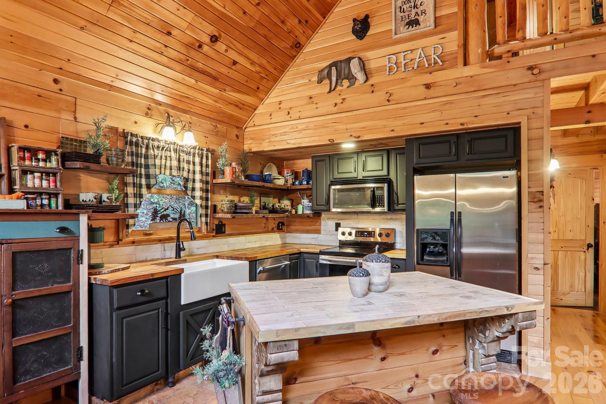Island Kitchen - 230 Forest Drive, Maggie Valley
