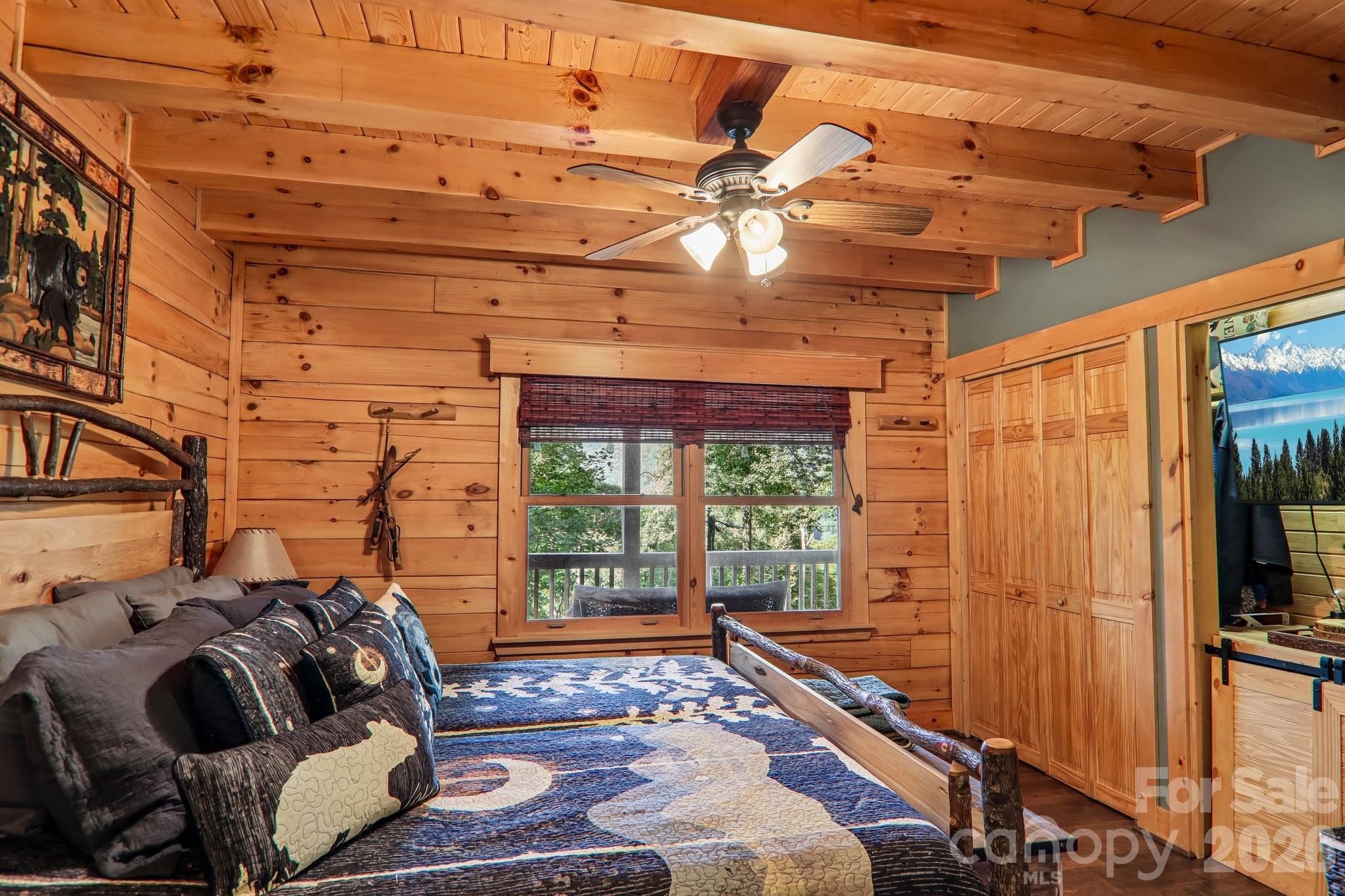 Primary bedroom ensuite bath - on main level - 230 Forest Drive, Maggie Valley