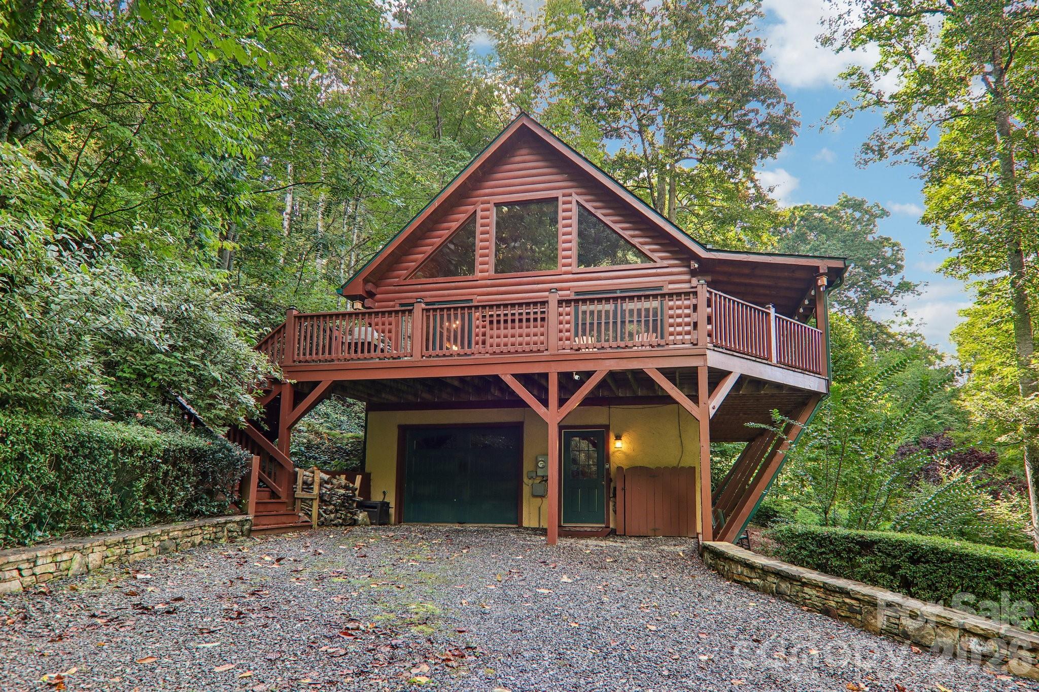 Level parking area - 230 Forest Drive, Maggie Valley