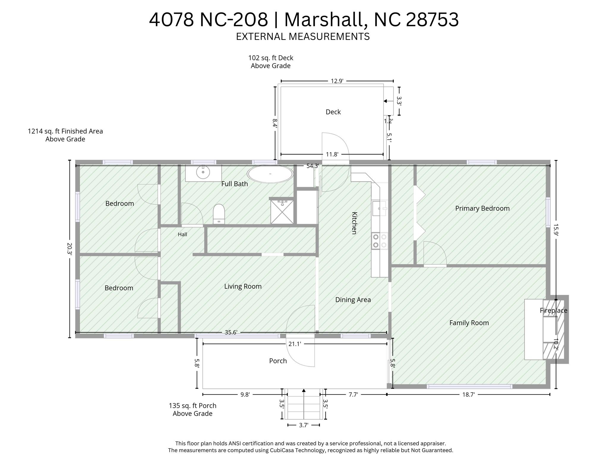 Single Family Residence at 4078 NC 208 Highway, Marshall, photo 38 of 39
