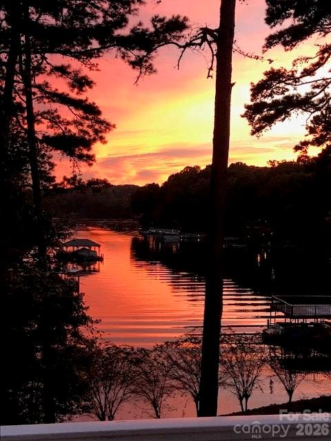 Just one of the many sunset views you will experience at your new home on Lake Norman. - 140 Holt Lane, Mooresville