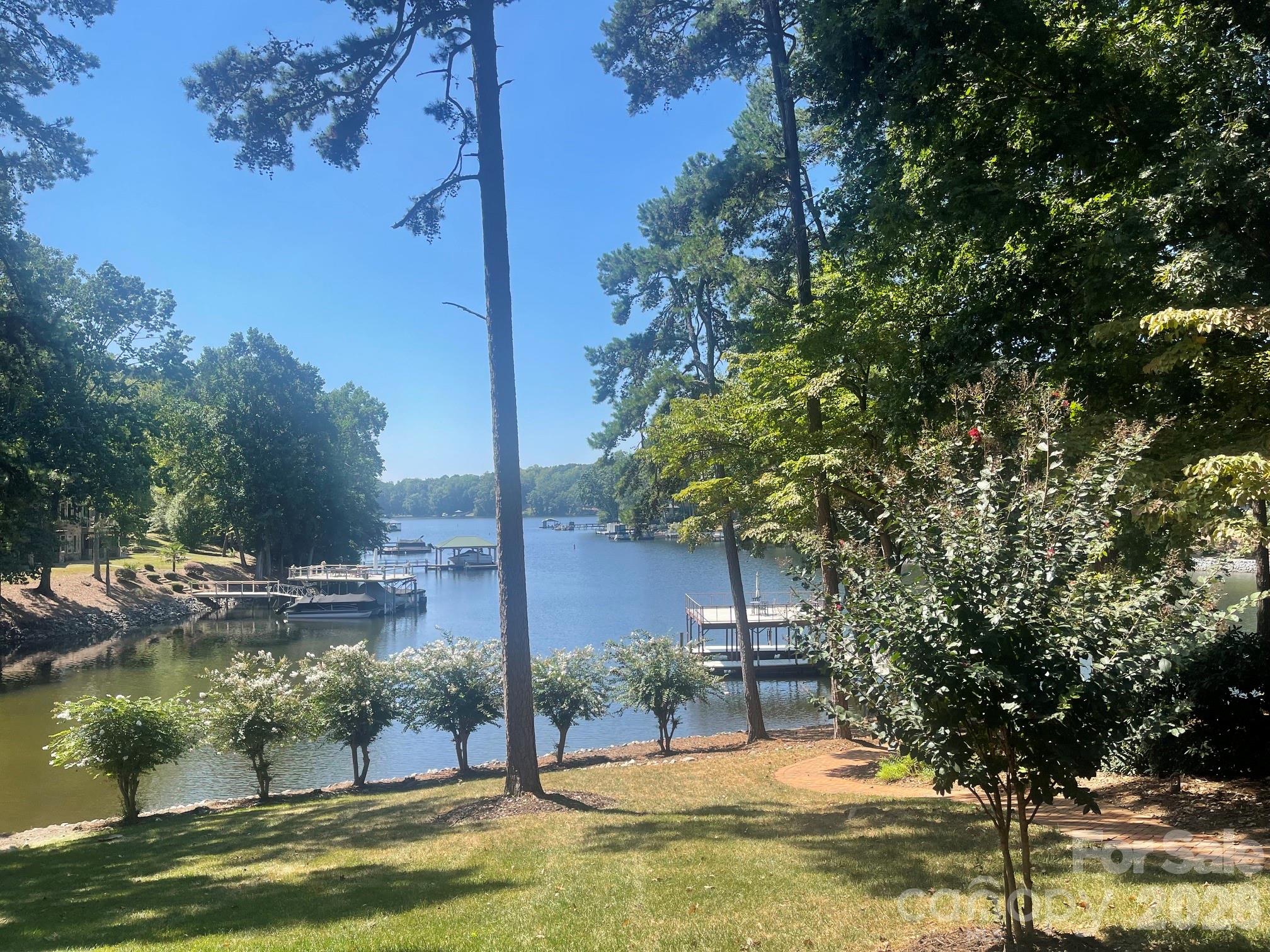 You can't beat these views and mature landscaping. - 140 Holt Lane, Mooresville