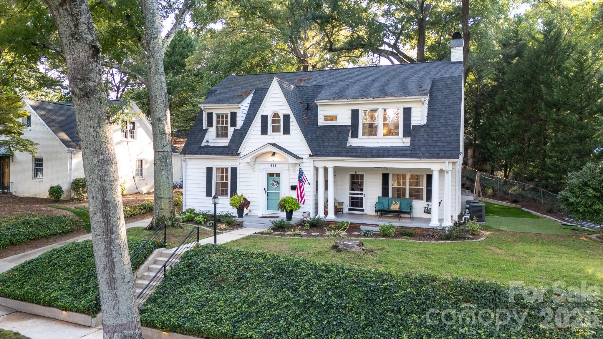 Ivy lined Sidewalk - 411 Dale Avenue, Gastonia