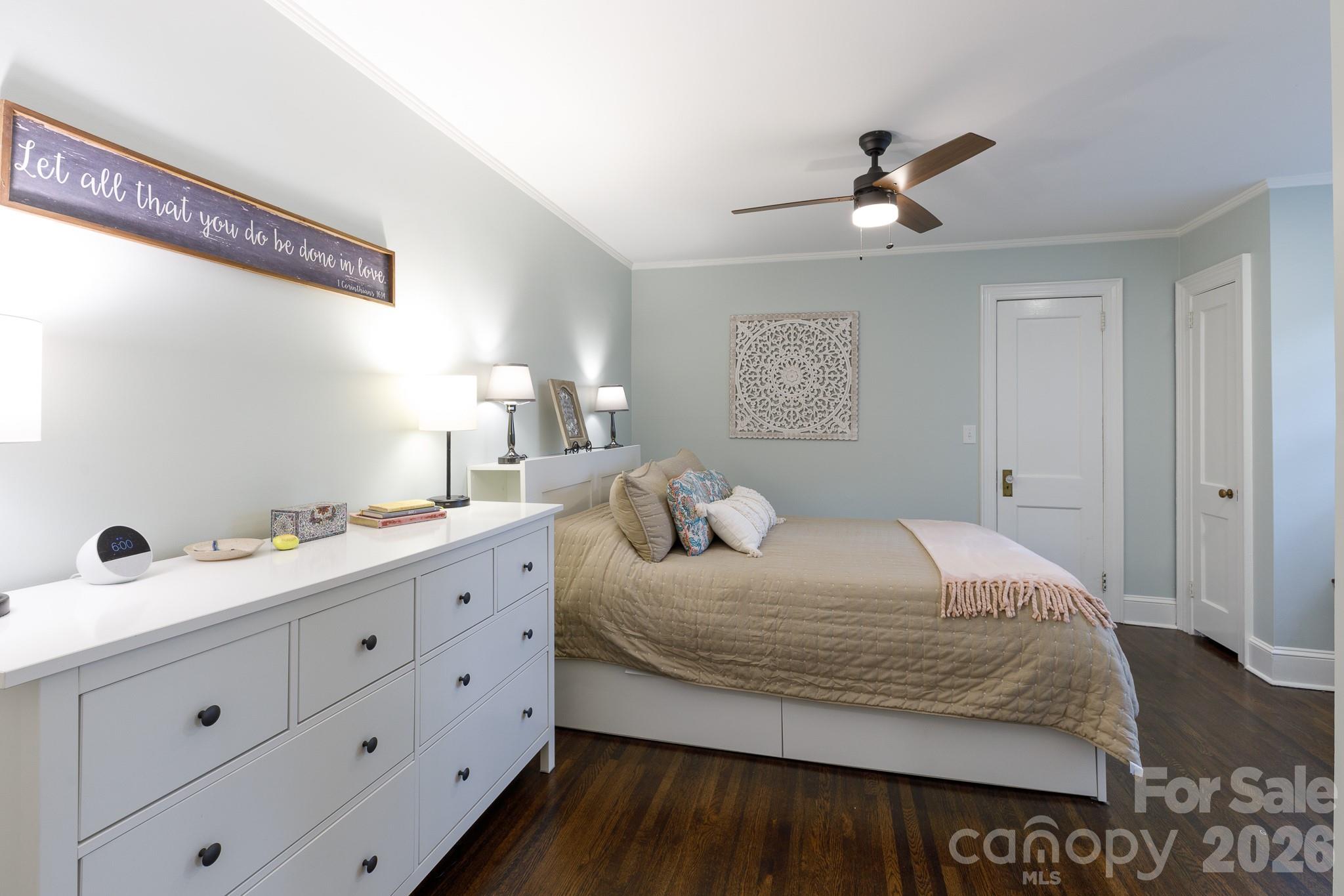 Primary bedroom w walk in closet plus extra closet - 411 Dale Avenue, Gastonia