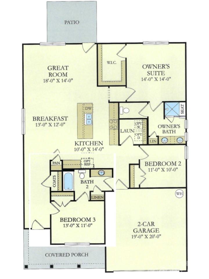 Floor plan - 121 Olive Tea Lane, Statesville