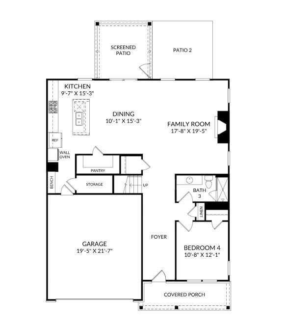 Main Level - 1919 Pine Nut Trail, Indian Trail
