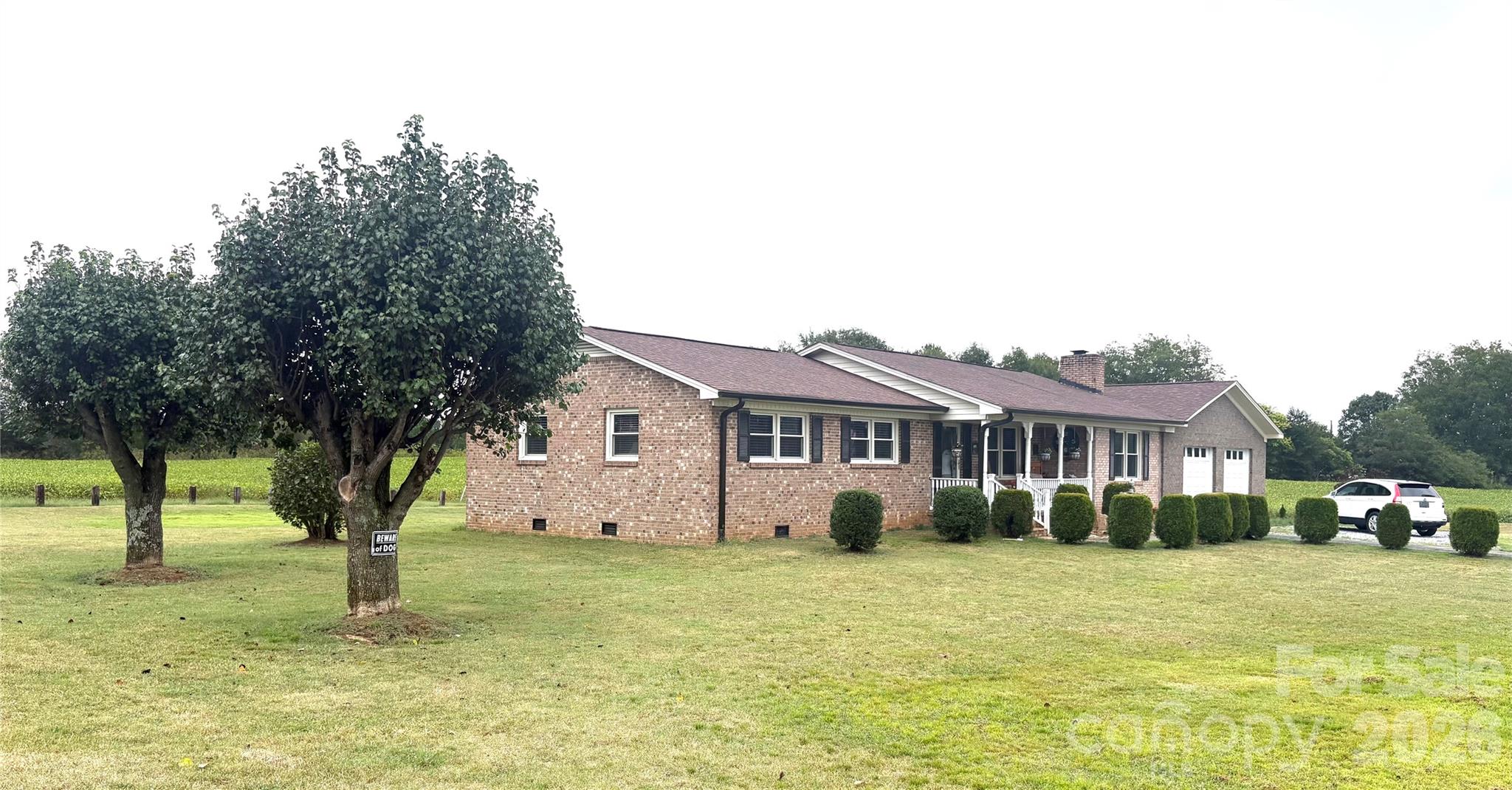 .5 Acre Front Side View - 312 Old Belwood Road, Belwood