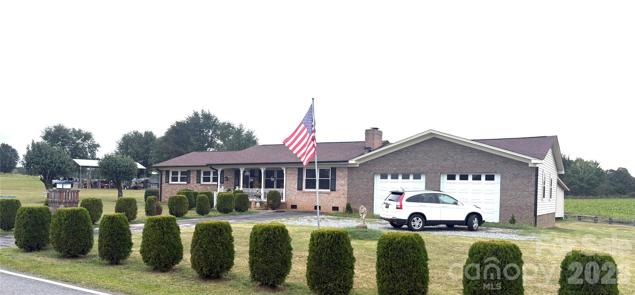 .5 Acre Right Side View - 312 Old Belwood Road, Belwood