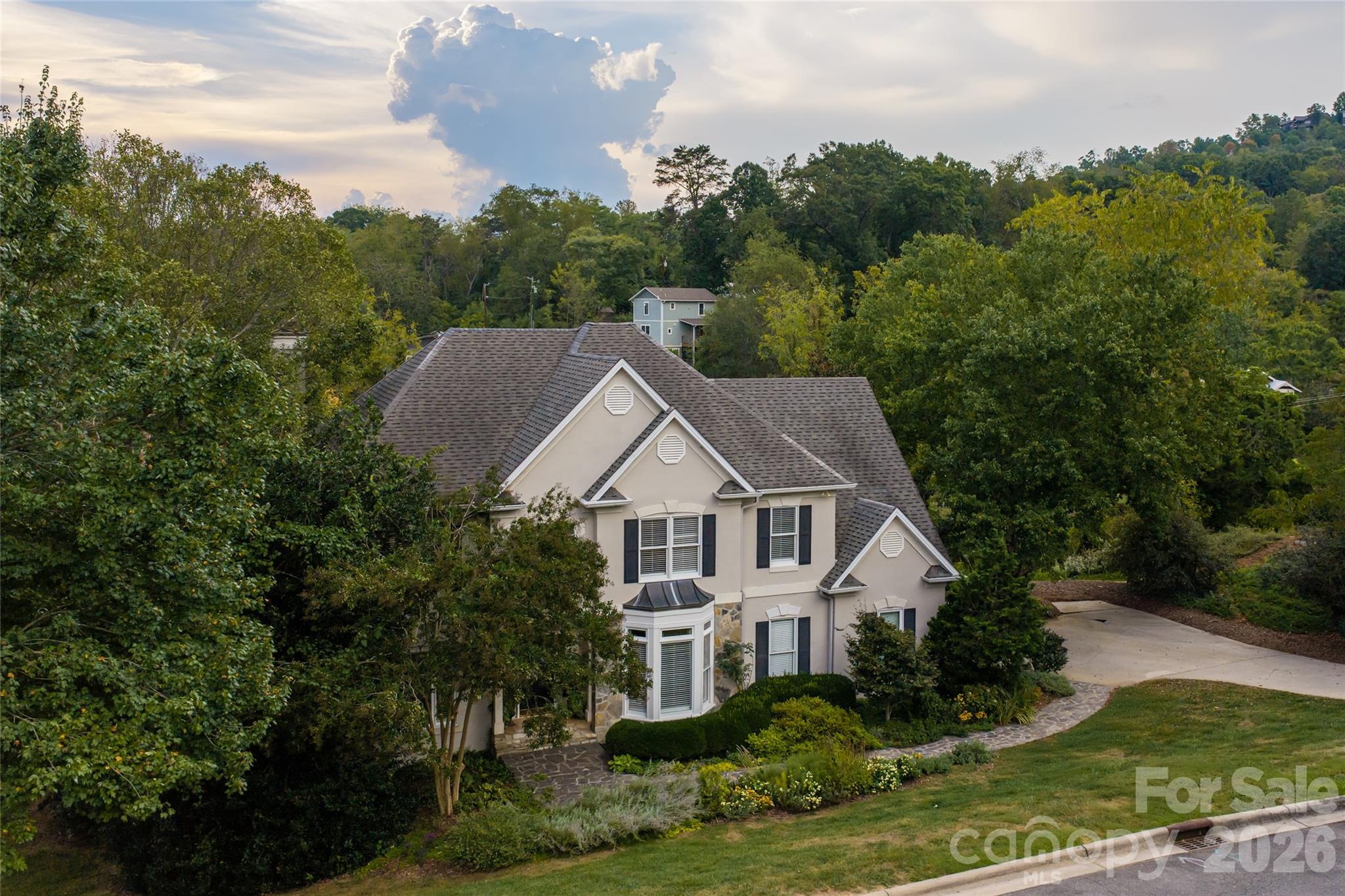 Located on a private cul-de-sac - 38 Pine Acre Boulevard, Asheville