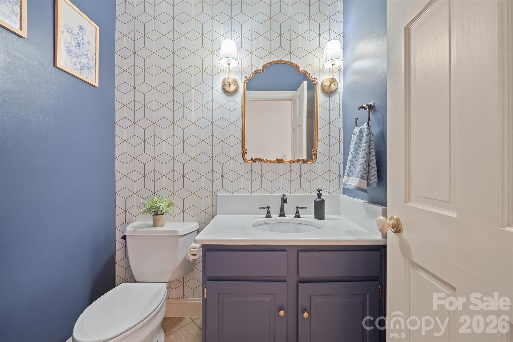 half bath lower - 2720 Steeplechase Road, Gastonia
