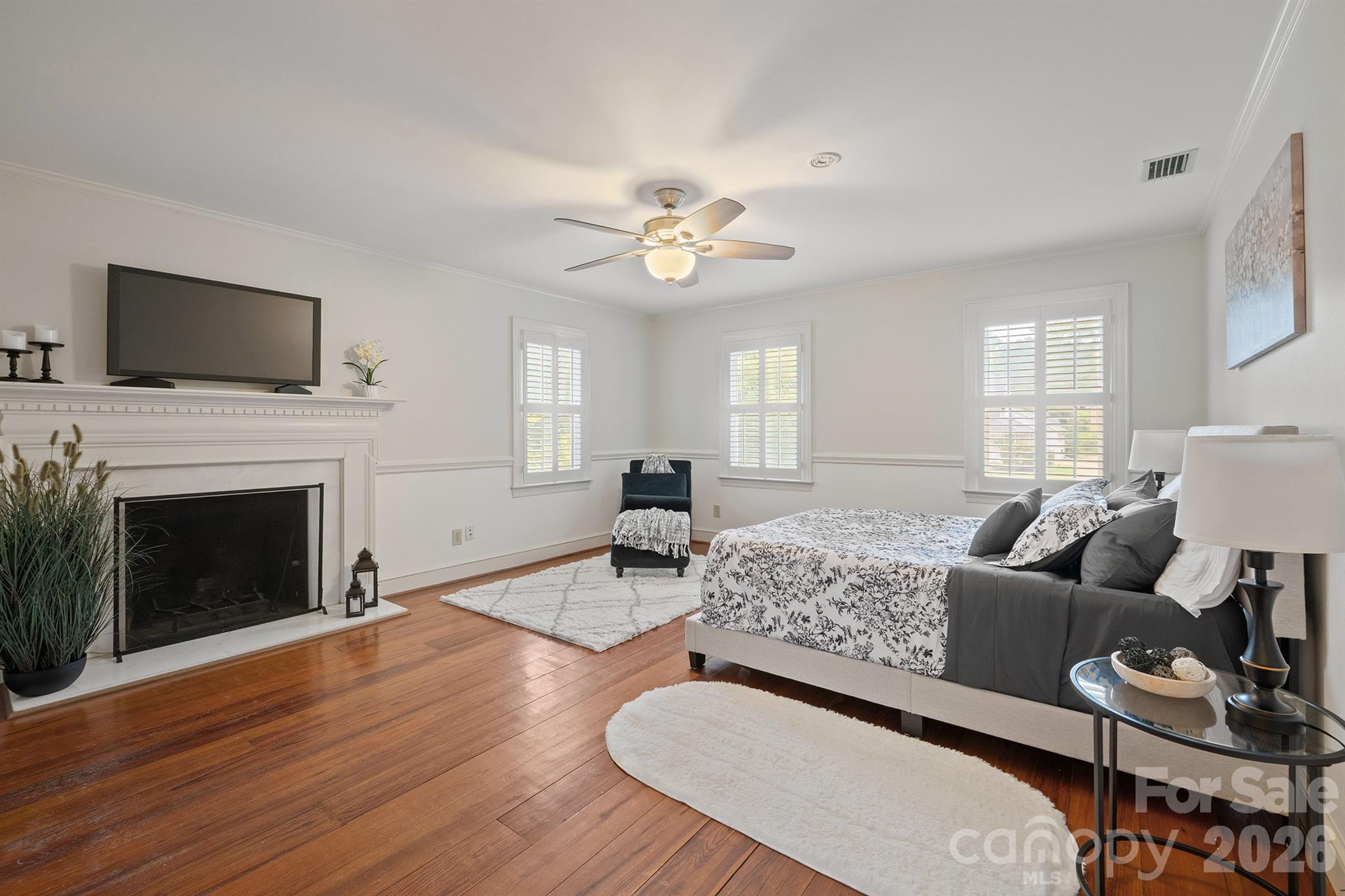 Primary BR with fireplace - 2720 Steeplechase Road, Gastonia